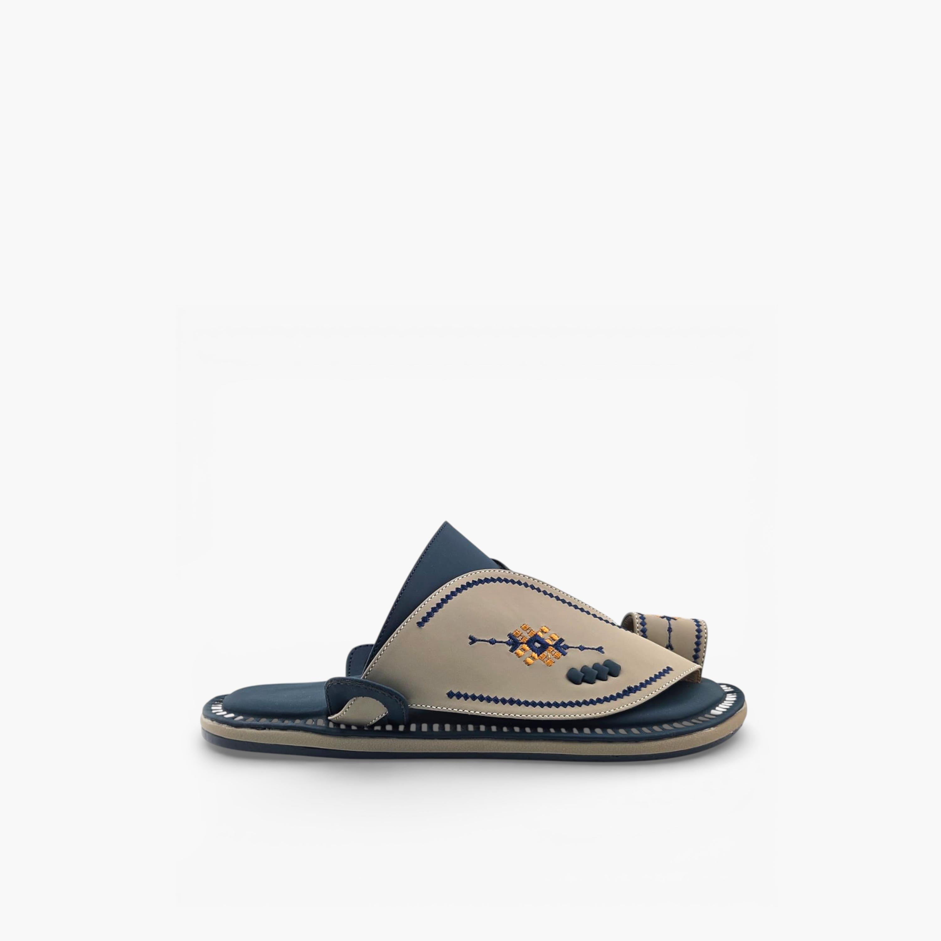Al Fanoos Mens Slip-On Lumiere Arabic Sandals | 219-men-shoes-sandals-image-3