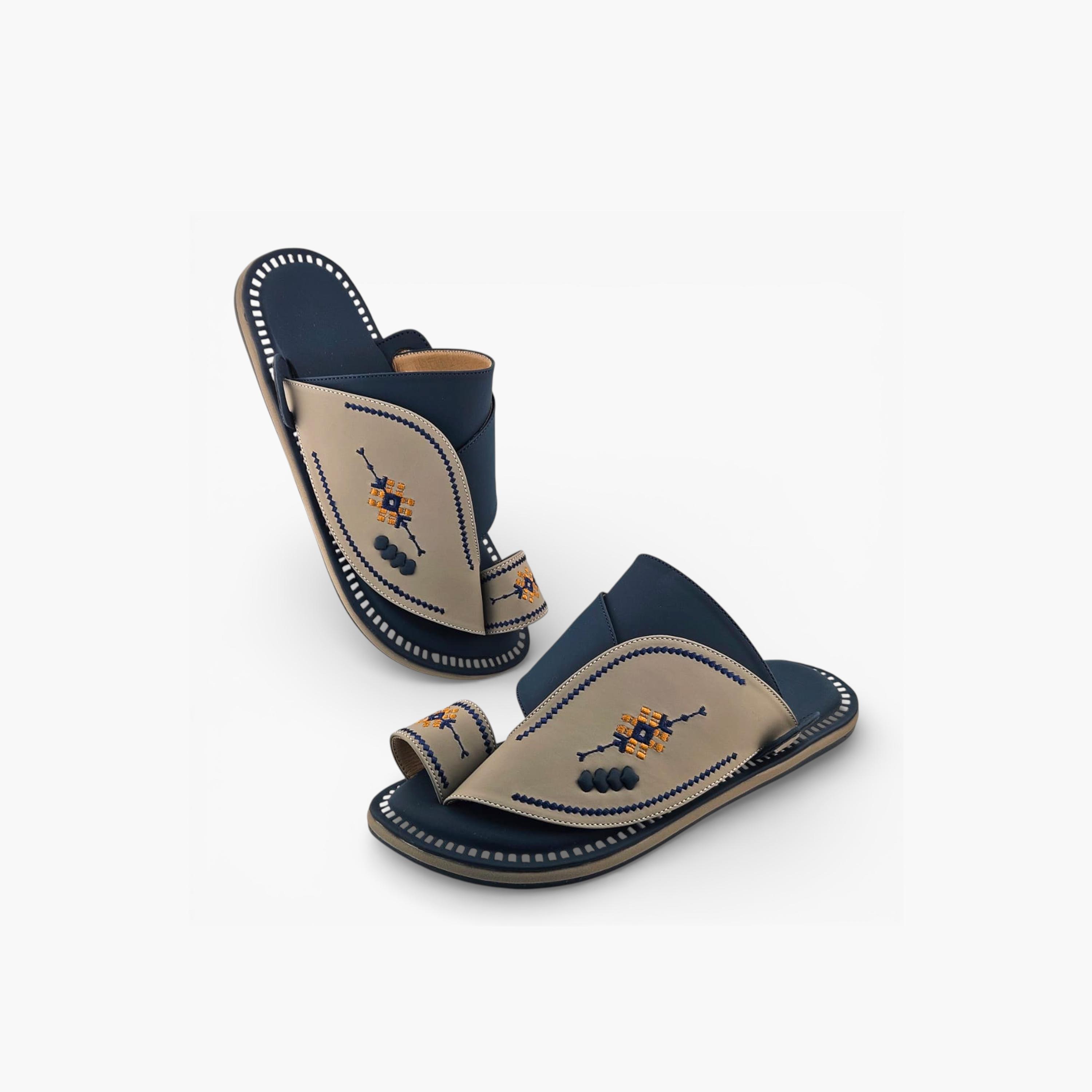 Al Fanoos Mens Slip-On Lumiere Arabic Sandals | 219-men-shoes-sandals-image-4
