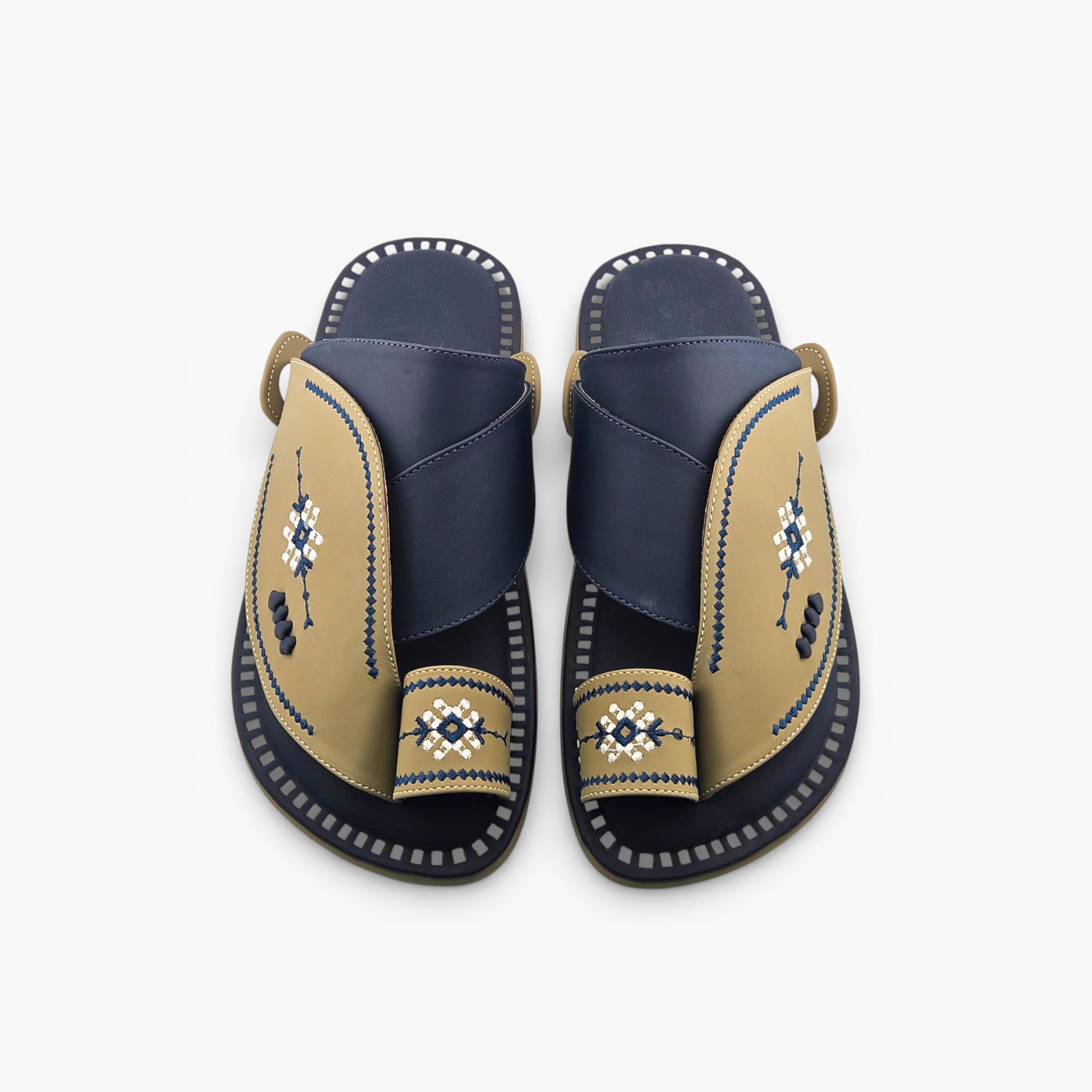 Al Fanoos Mens Slip-On Lumiere Arabic Sandals | 219-men-shoes-sandals-image-2