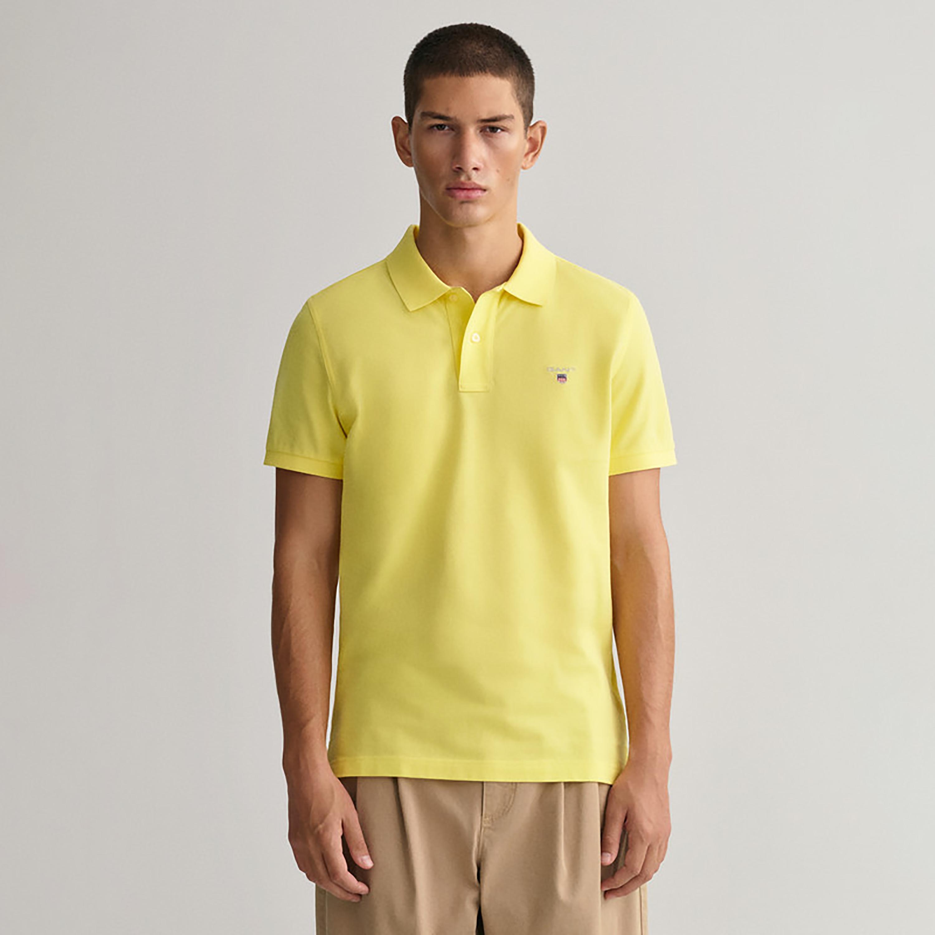 تي-شيرت بولو من جانت لوجو بأكمام قصيرة وياقة-men-clothing-tshirtsandpolos-polos-image-1