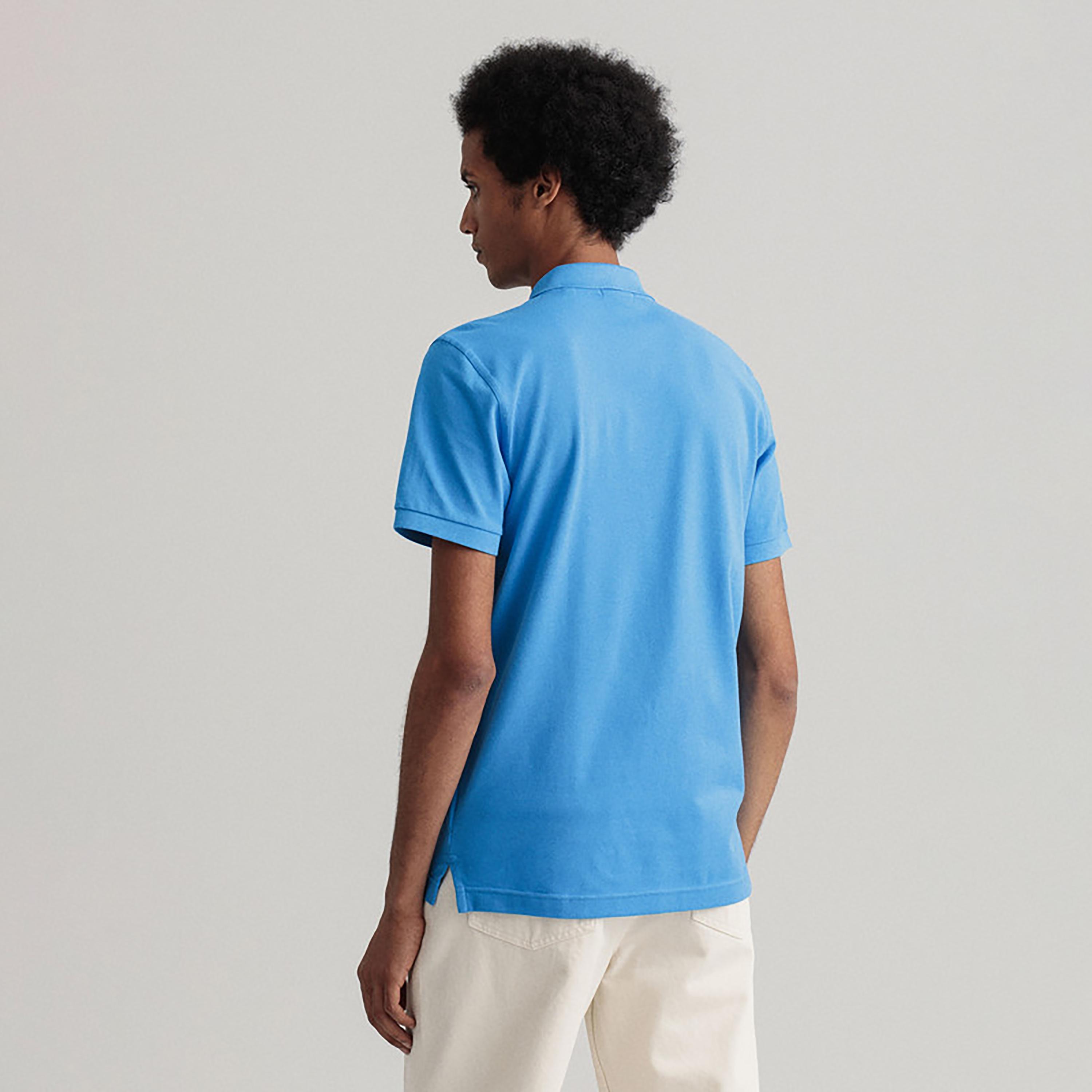 تي-شيرت بولو من جانت لوجو بأكمام قصيرة وياقة-men-clothing-tshirtsandpolos-polos-image-4