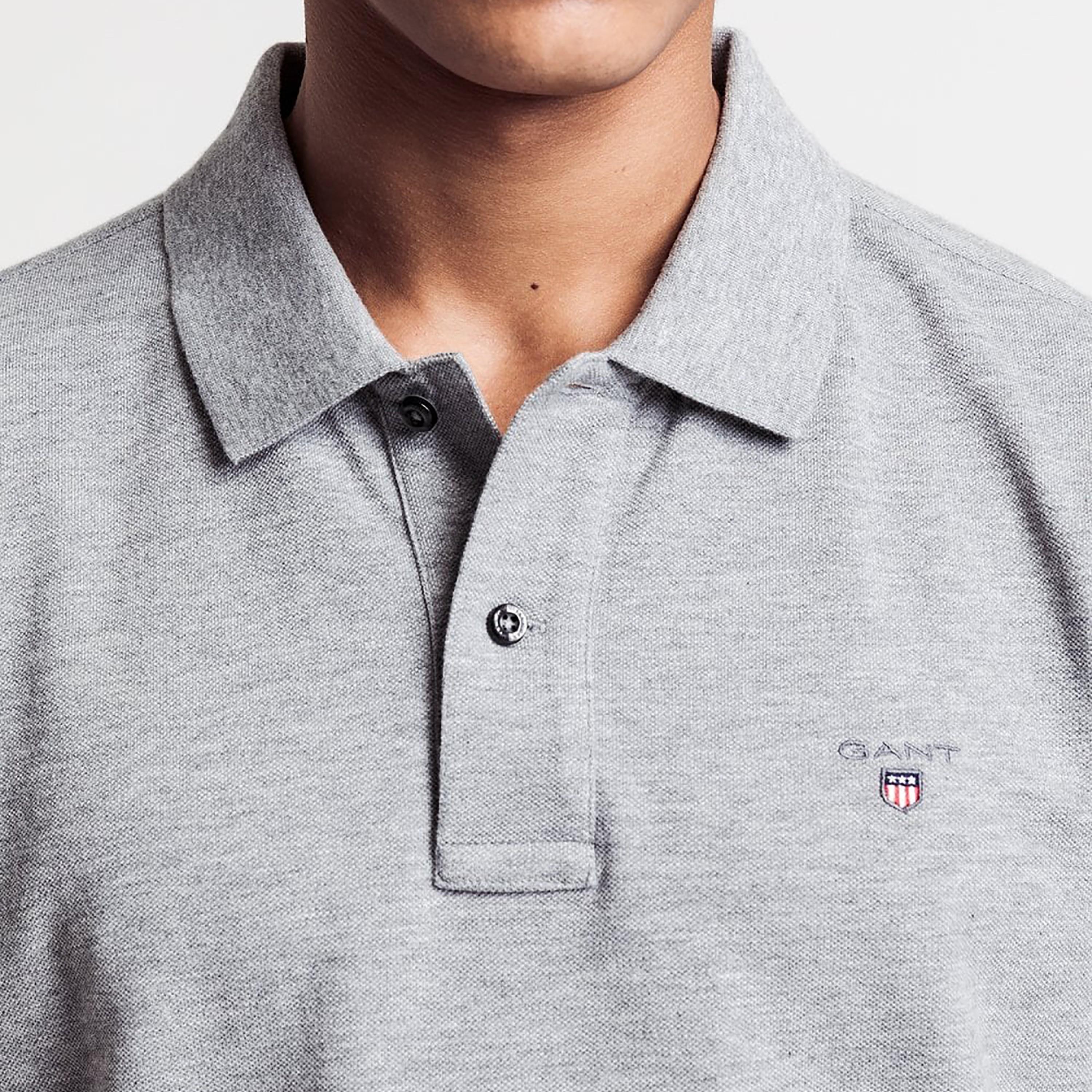 Gant Plain Regular Fit Short Sleeves Men's Polo T-Shirt-men-clothing-tshirtsandpolos-polos-image-2