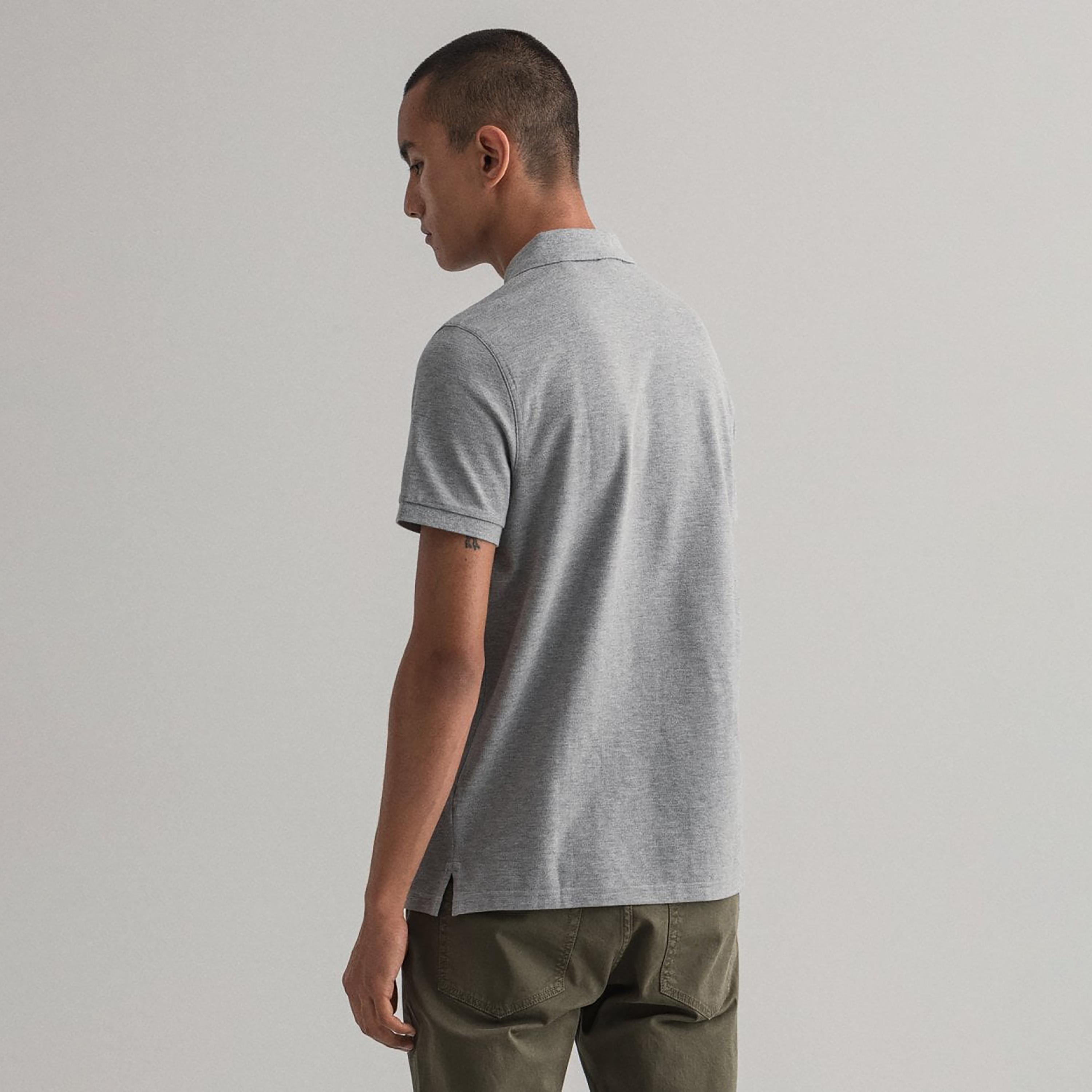 Gant Plain Regular Fit Short Sleeves Men's Polo T-Shirt-men-clothing-tshirtsandpolos-polos-image-3