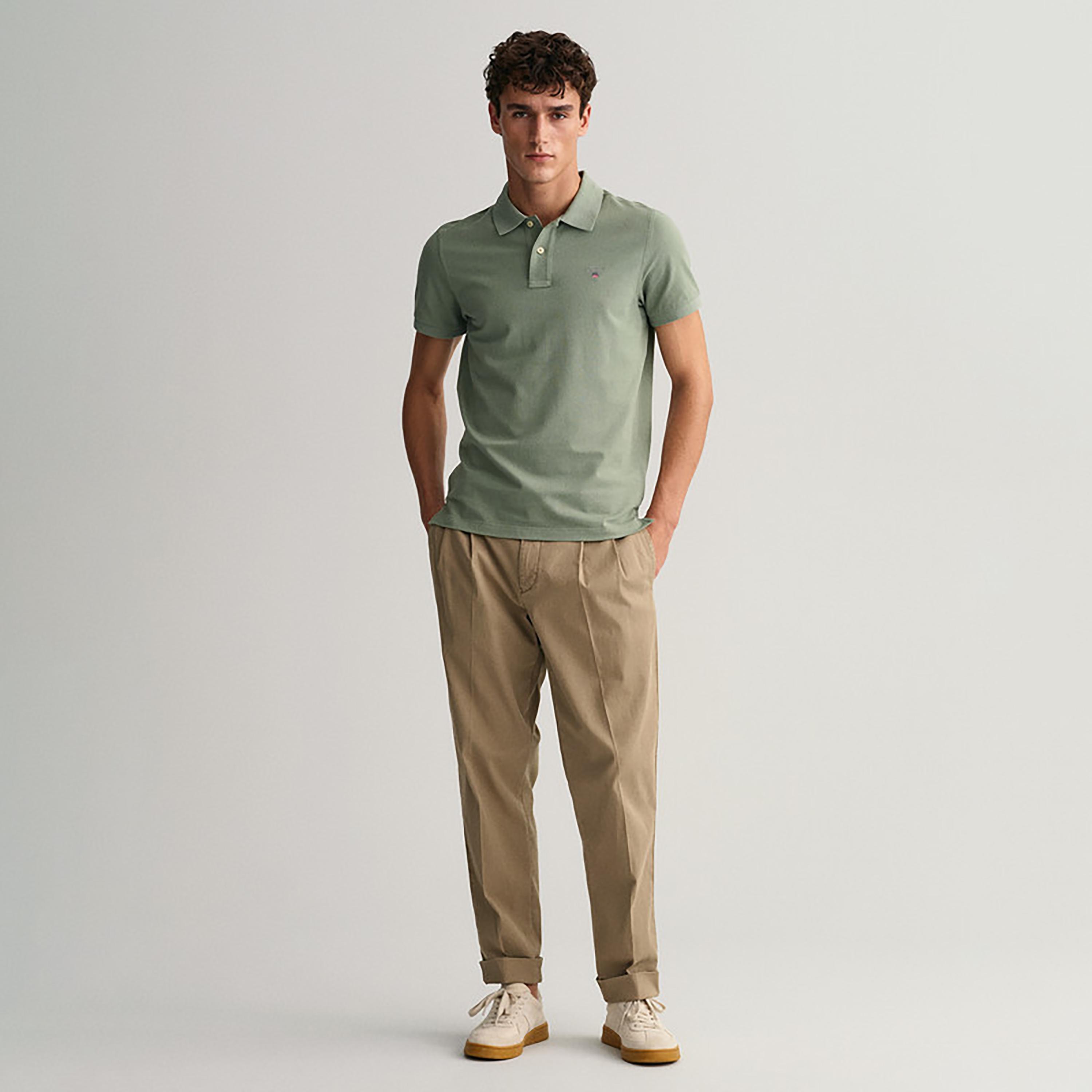 Gant Logo Detail Collared Short Sleeves Polo T-Shirt-men-clothing-tshirtsandpolos-polos-image-2