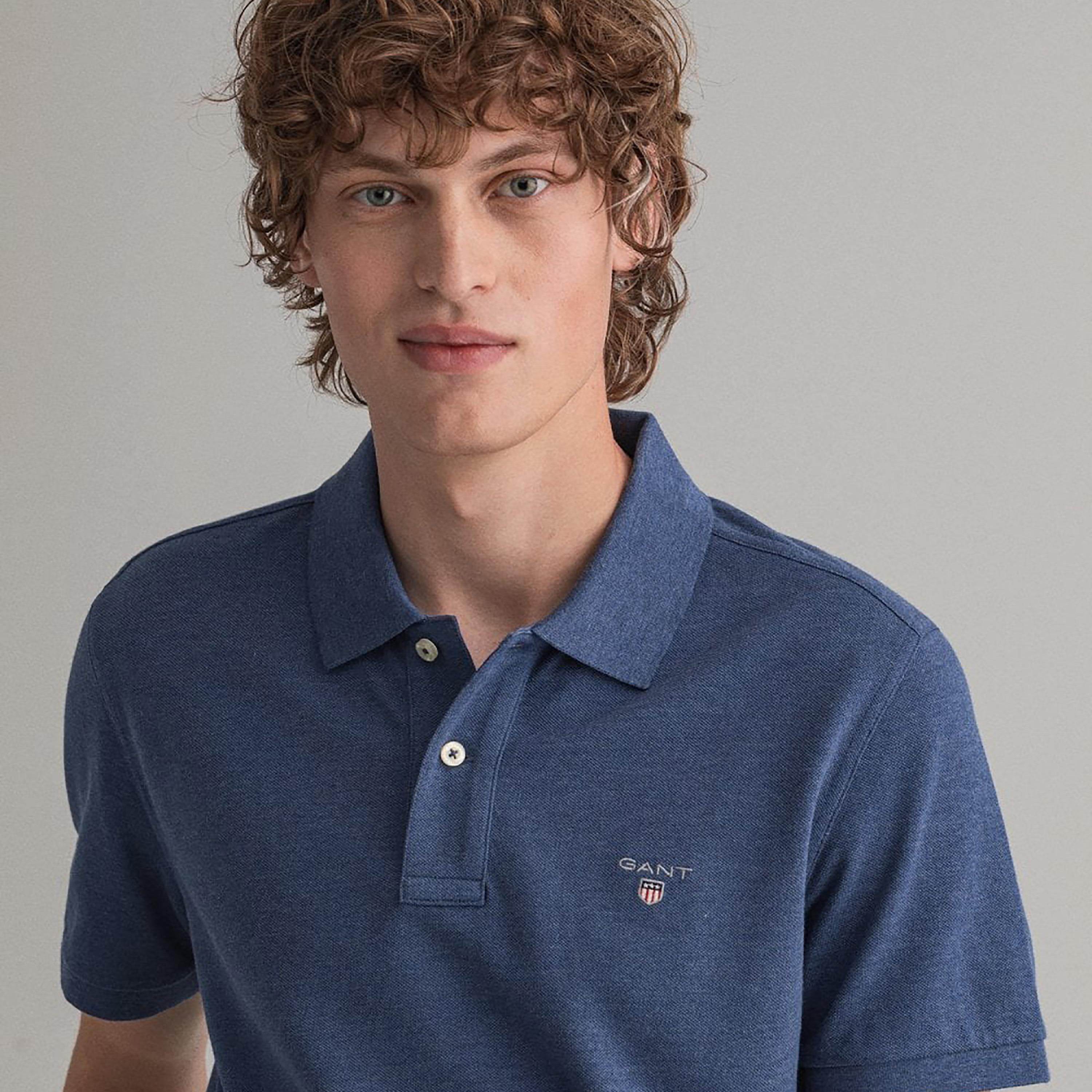 تي-شيرت بولو من جانت لوجو بأكمام قصيرة وياقة-men-clothing-tshirtsandpolos-polos-image-2