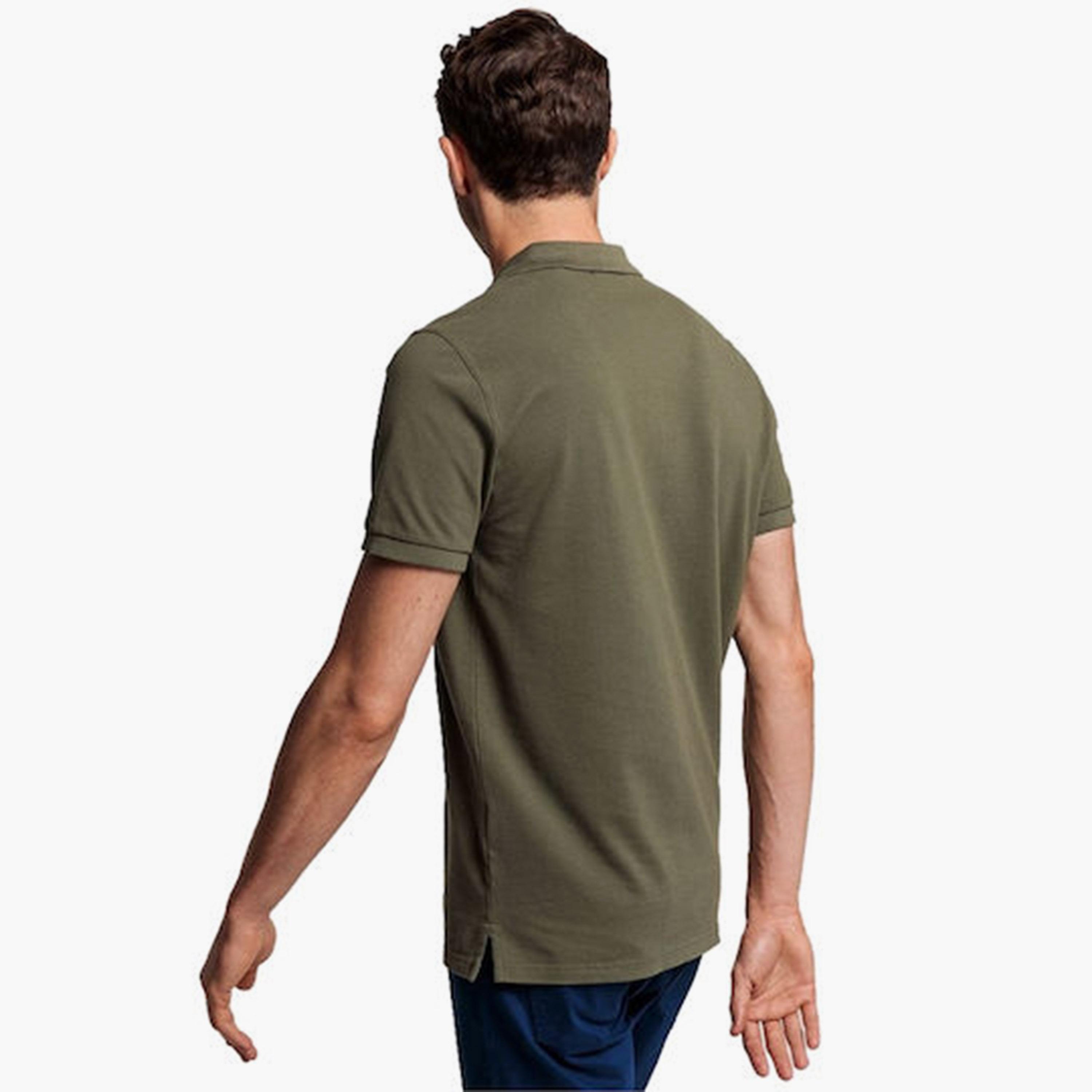 تي-شيرت بولو من جانت لوجو بأكمام قصيرة وياقة-men-clothing-tshirtsandpolos-polos-image-2