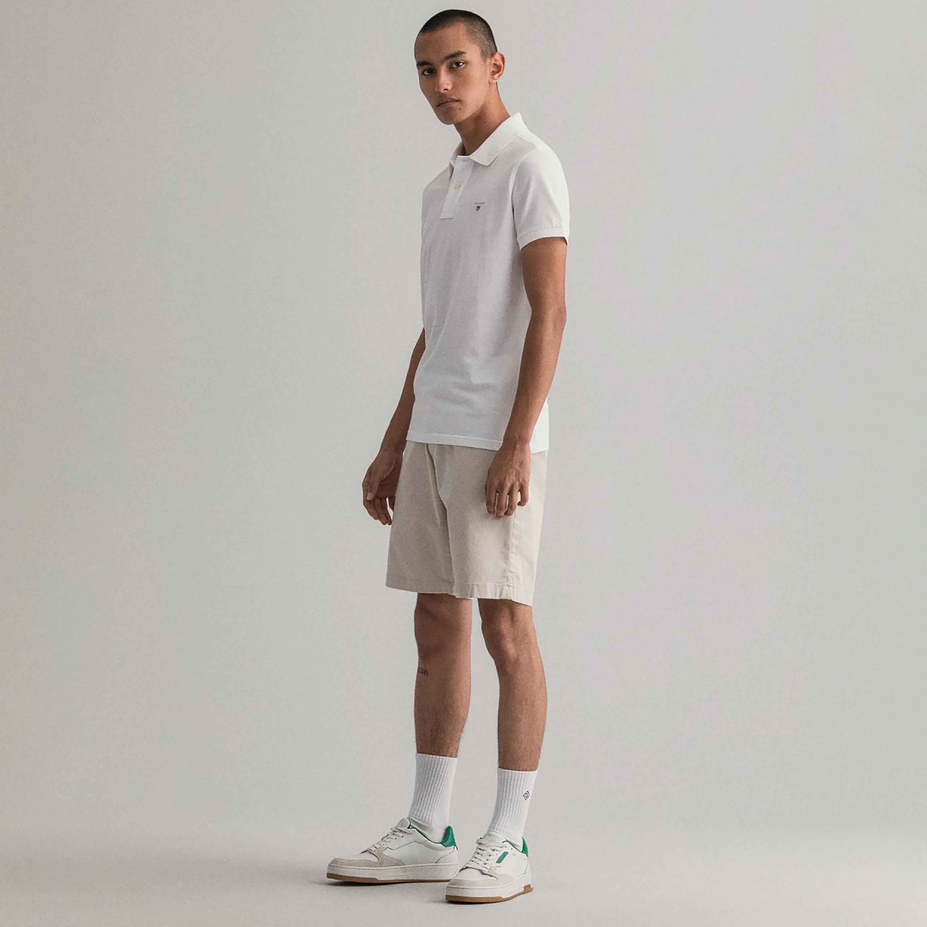 Gant Logo Detail Collared Short Sleeves Polo T-Shirt-men-clothing-tshirtsandpolos-polos-image-2