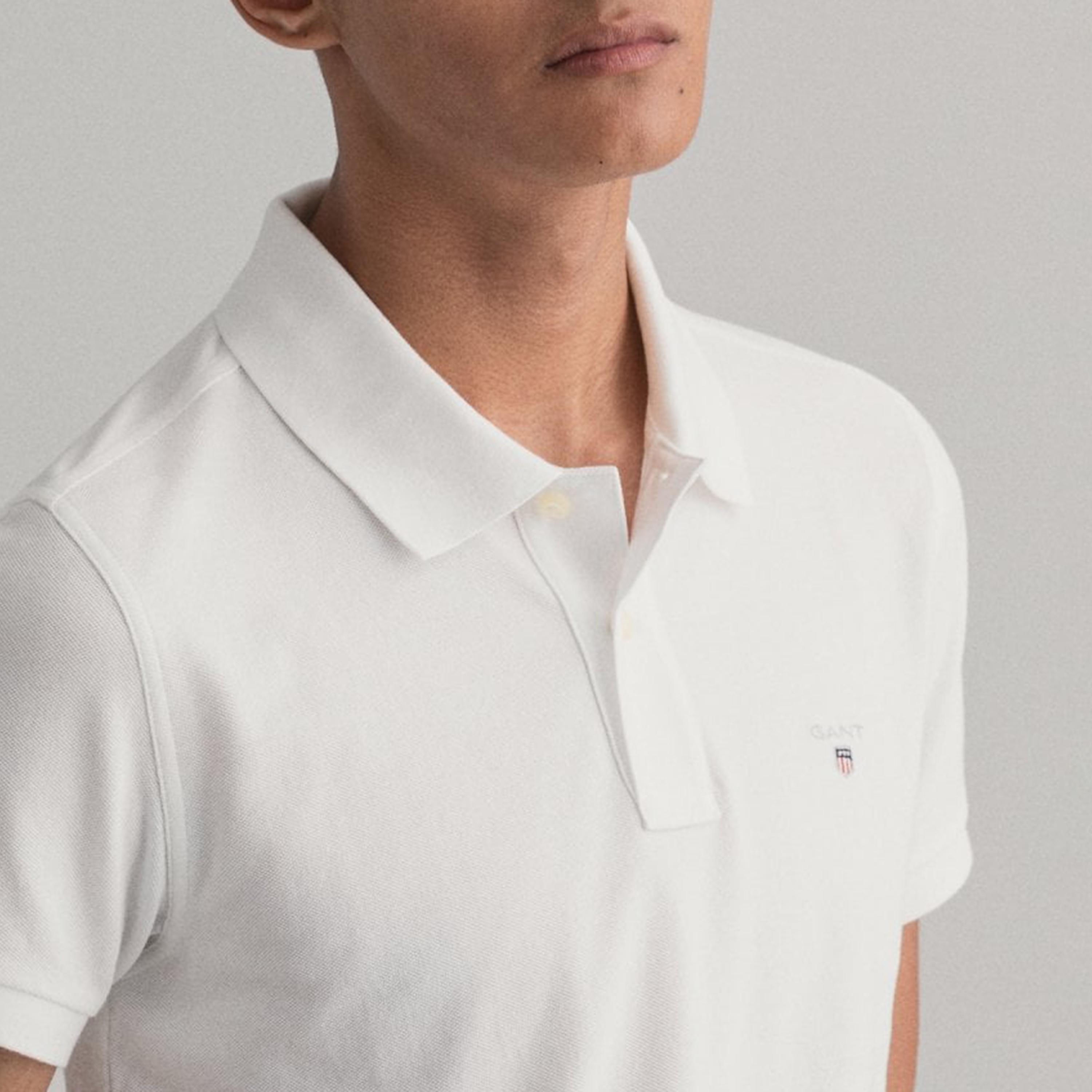 تي-شيرت بولو من جانت لوجو بأكمام قصيرة وياقة-men-clothing-tshirtsandpolos-polos-image-3