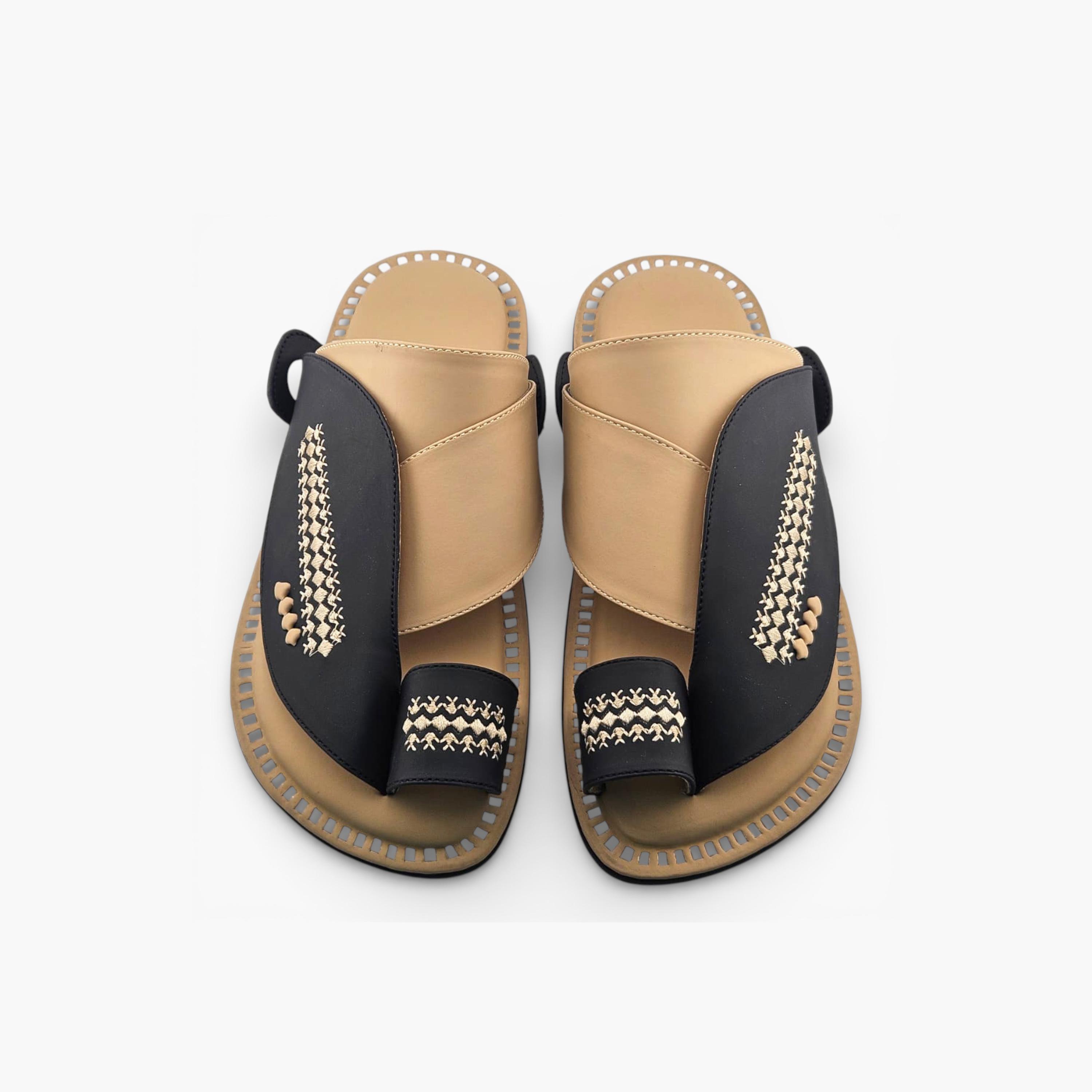 Al Fanoos Mens Slip-On Lumiere Arabic Sandals | 220-men-shoes-sandals-image-3