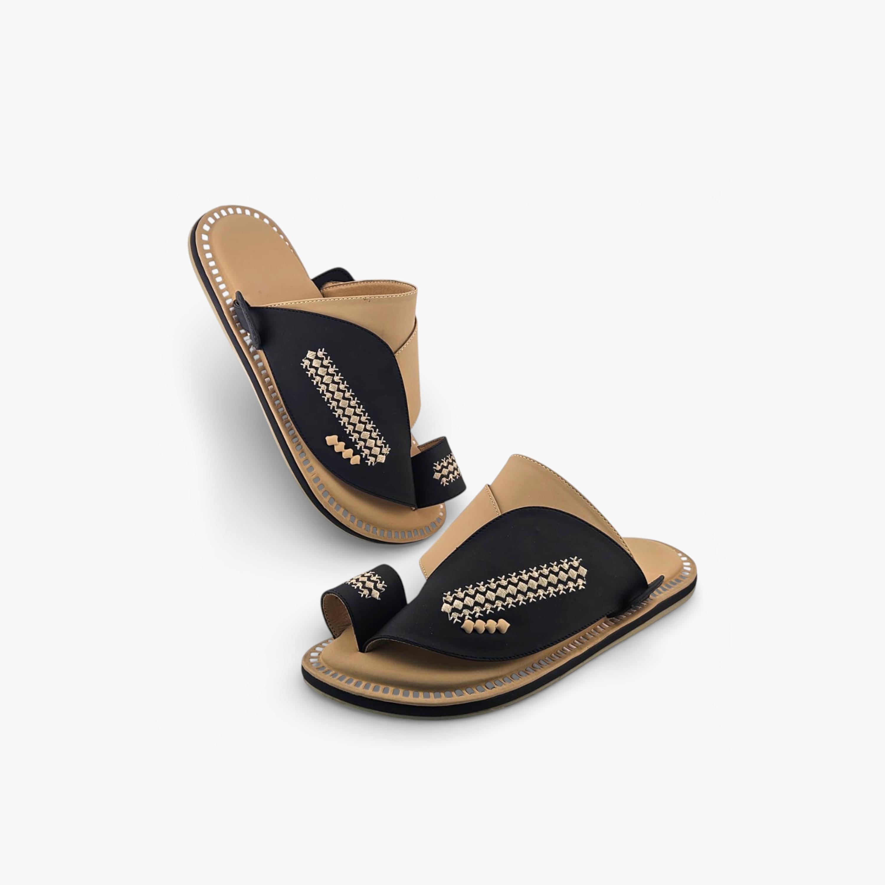 Al Fanoos Mens Slip-On Lumiere Arabic Sandals | 220-men-shoes-sandals-image-4