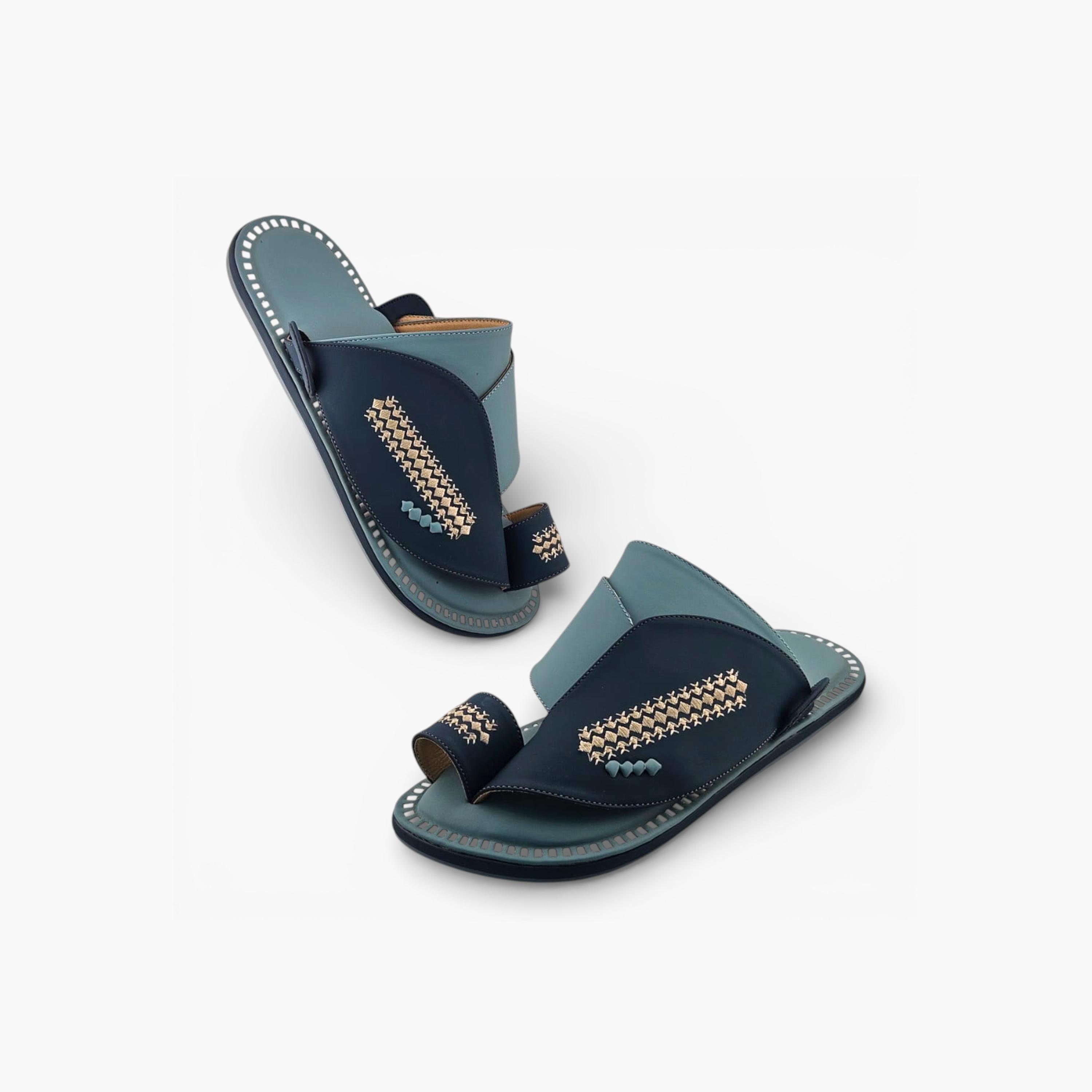 Al Fanoos Mens Slip-On Lumiere Arabic Sandals | 220-men-shoes-sandals-image-4
