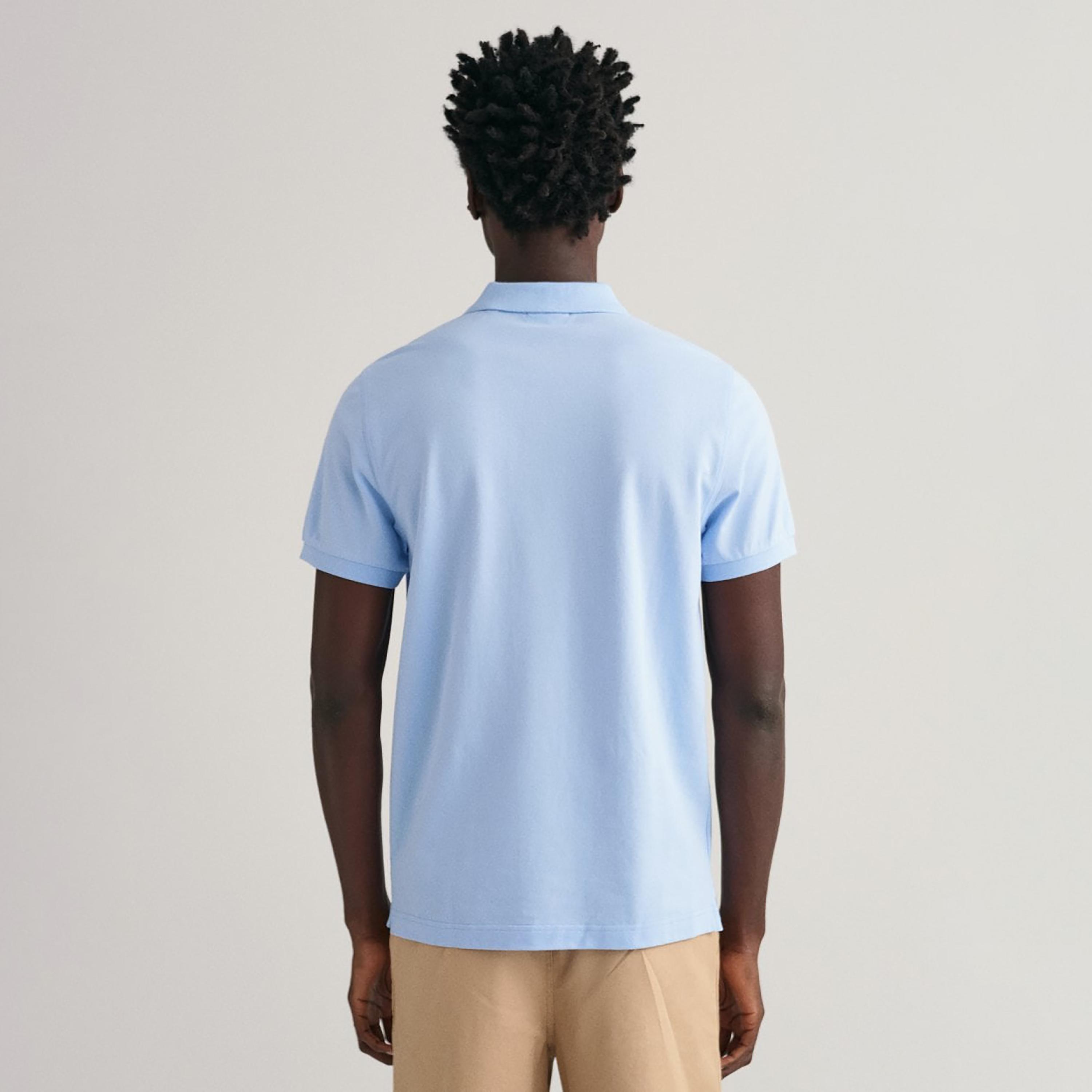 Gant Shield Regular Fit Short Sleeves Pique Men's Polo T-Shirt-men-clothing-tshirtsandpolos-polos-image-4