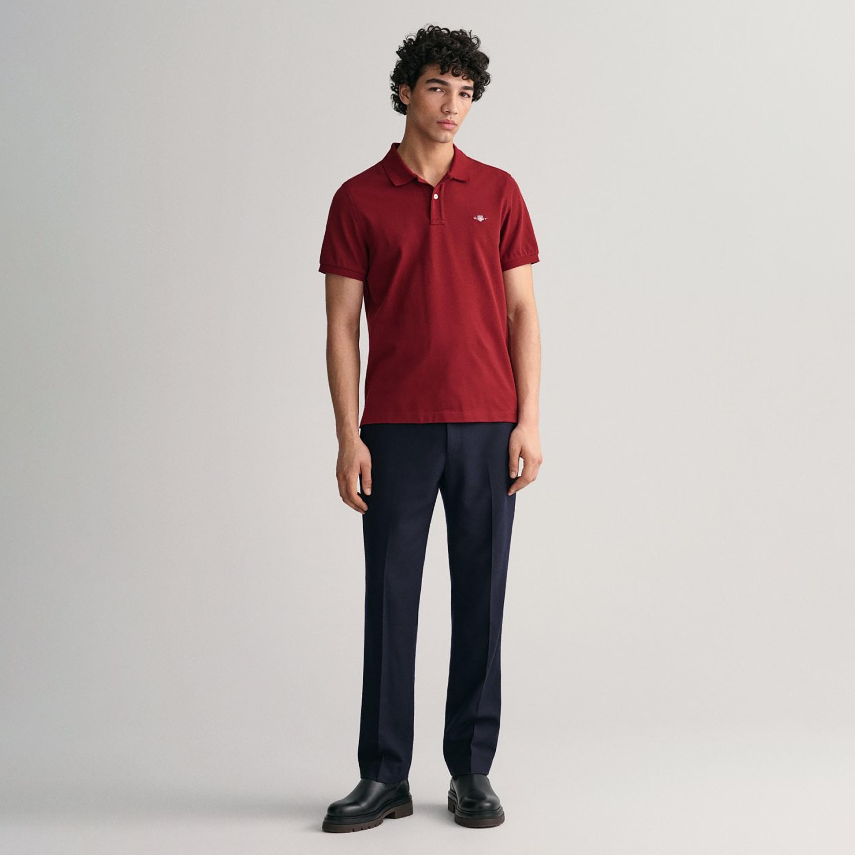Gant Logo Detail Collared Short Sleeves Polo T-Shirt-men-clothing-tshirtsandpolos-polos-image-2