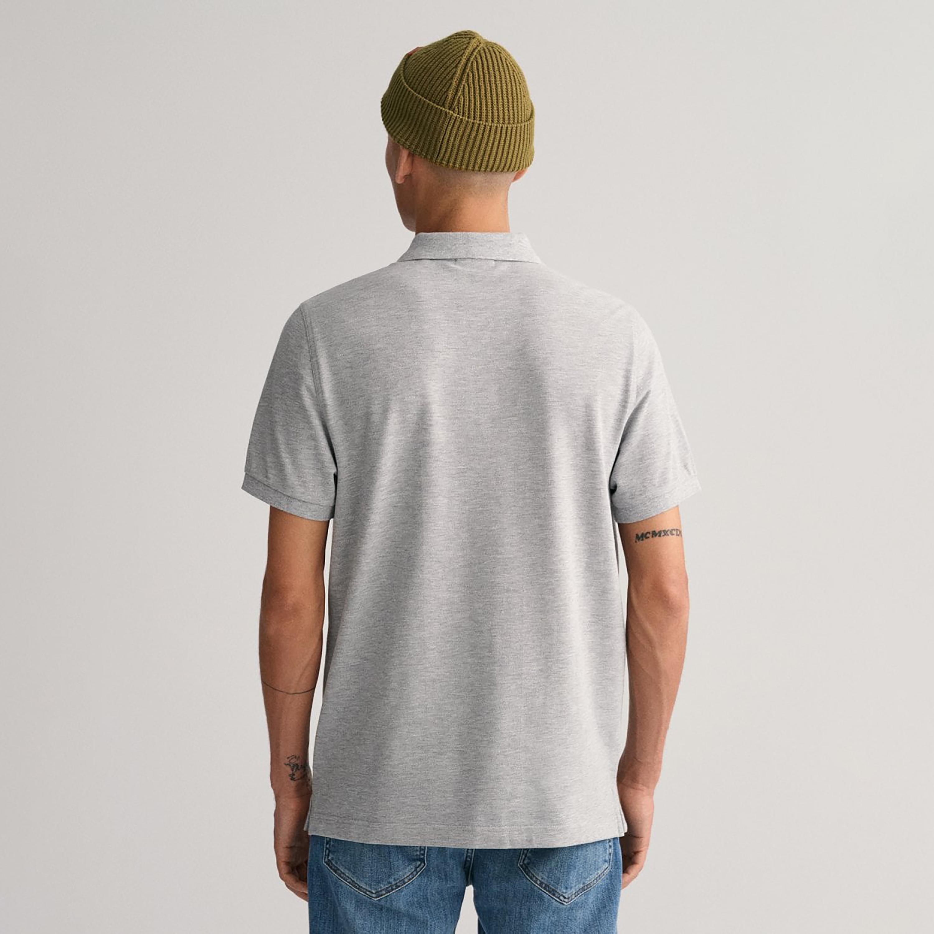 Gant Shield Regular Fit Short Sleeves Pique Men's Polo T-Shirt-men-clothing-tshirtsandpolos-polos-image-4