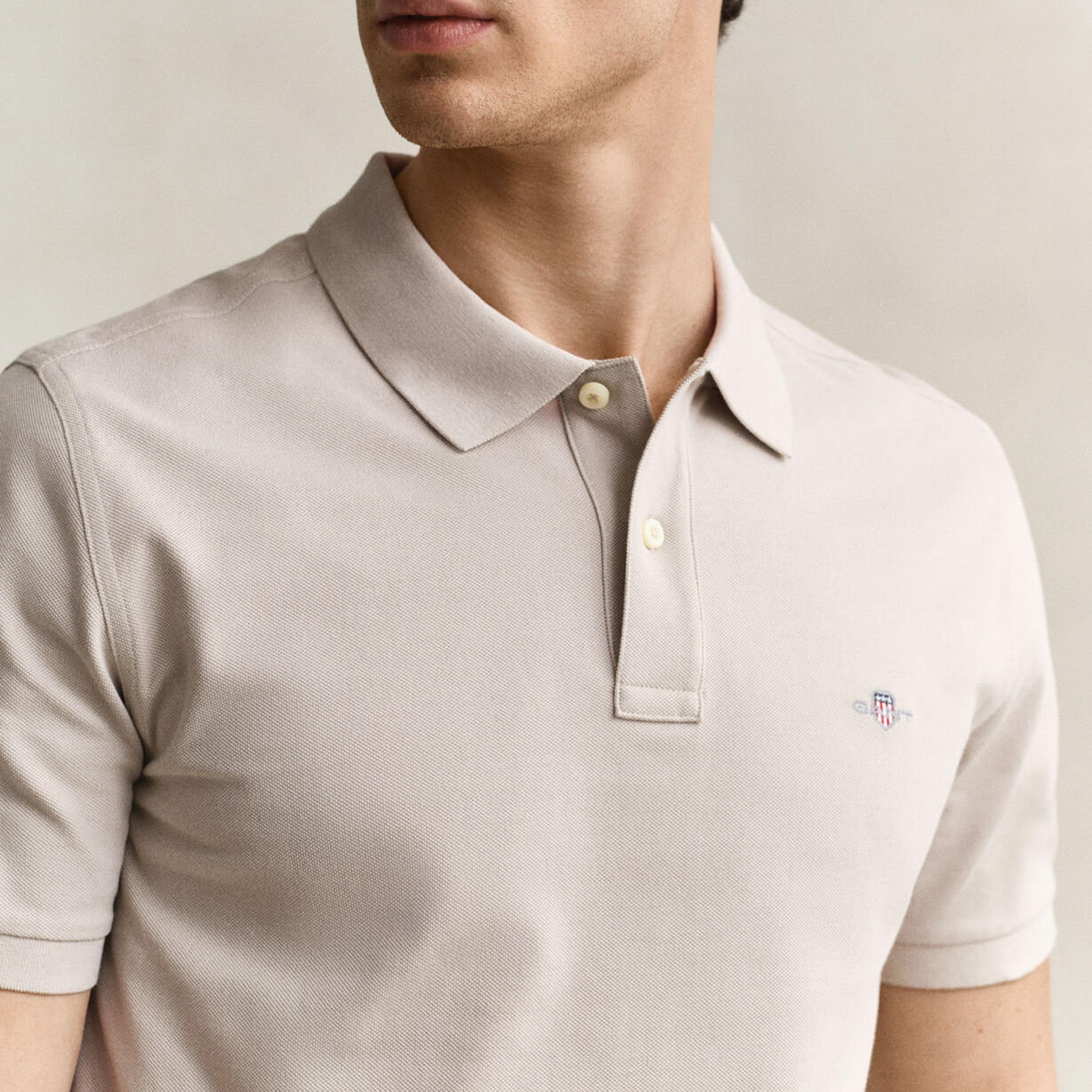 تي-شيرت بولو من جانت لوجو بأكمام قصيرة وياقة-men-clothing-tshirtsandpolos-polos-image-3