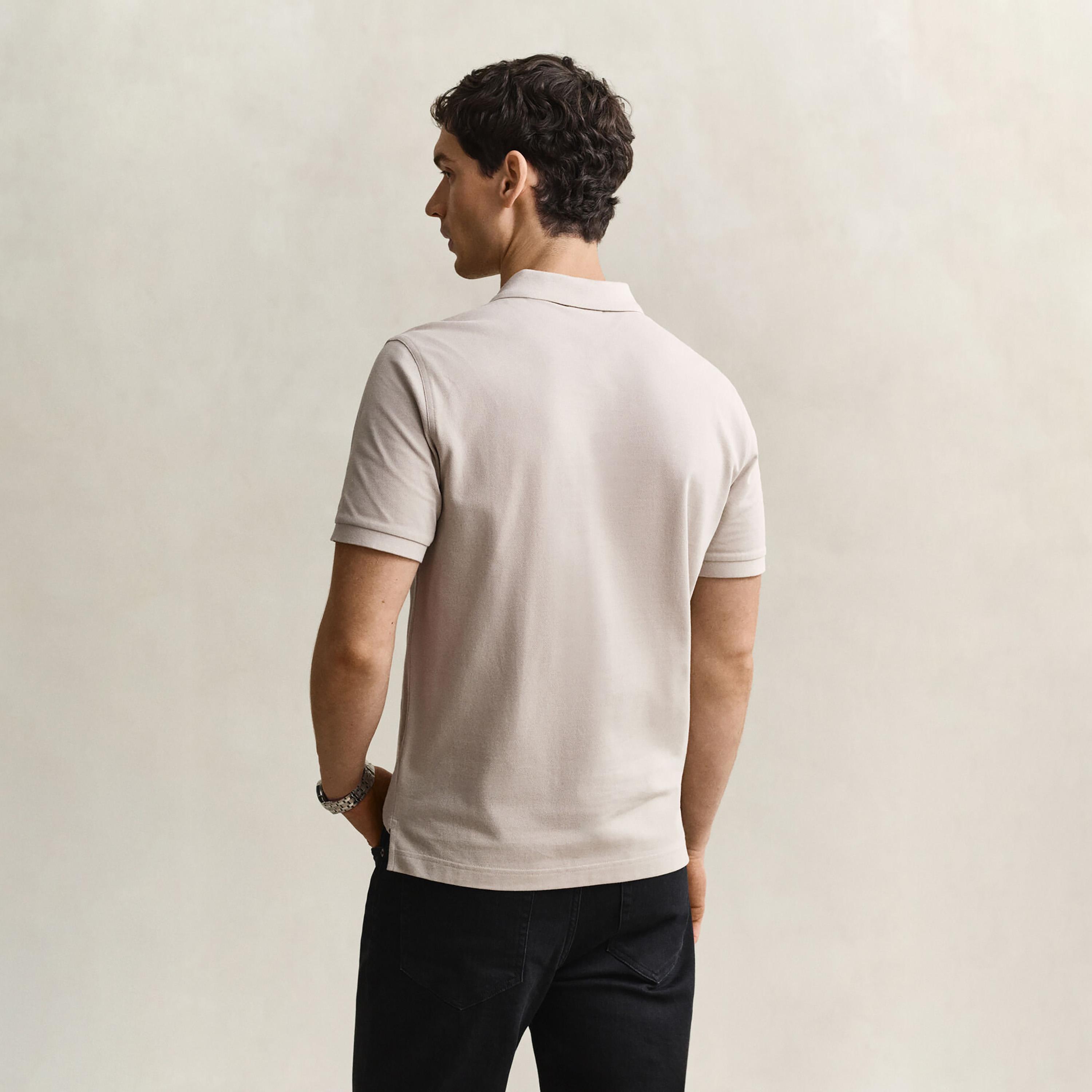 تي-شيرت بولو من جانت لوجو بأكمام قصيرة وياقة-men-clothing-tshirtsandpolos-polos-image-4