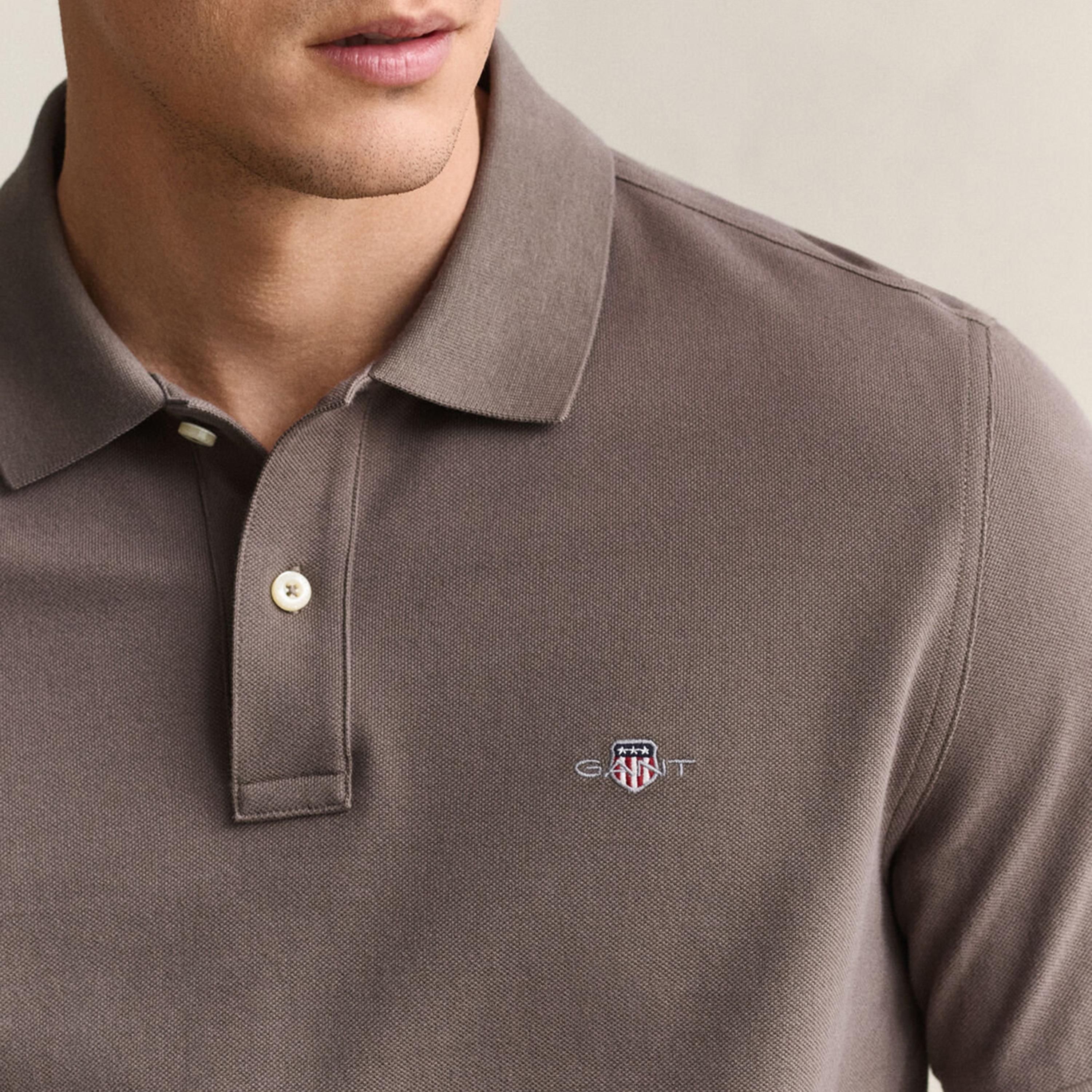 تي-شيرت بولو من جانت لوجو بأكمام قصيرة وياقة-men-clothing-tshirtsandpolos-polos-image-3