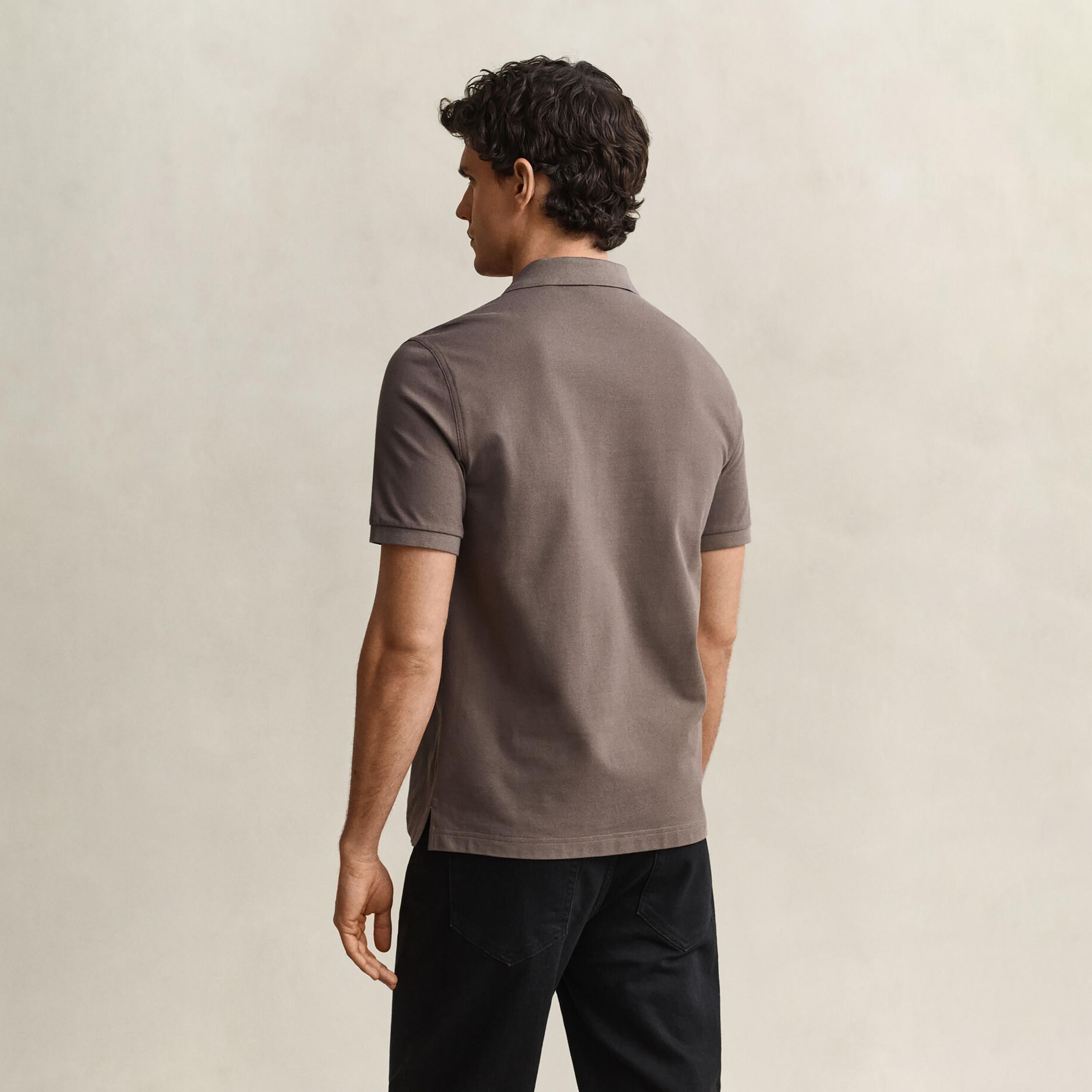 تي-شيرت بولو من جانت لوجو بأكمام قصيرة وياقة-men-clothing-tshirtsandpolos-polos-image-4