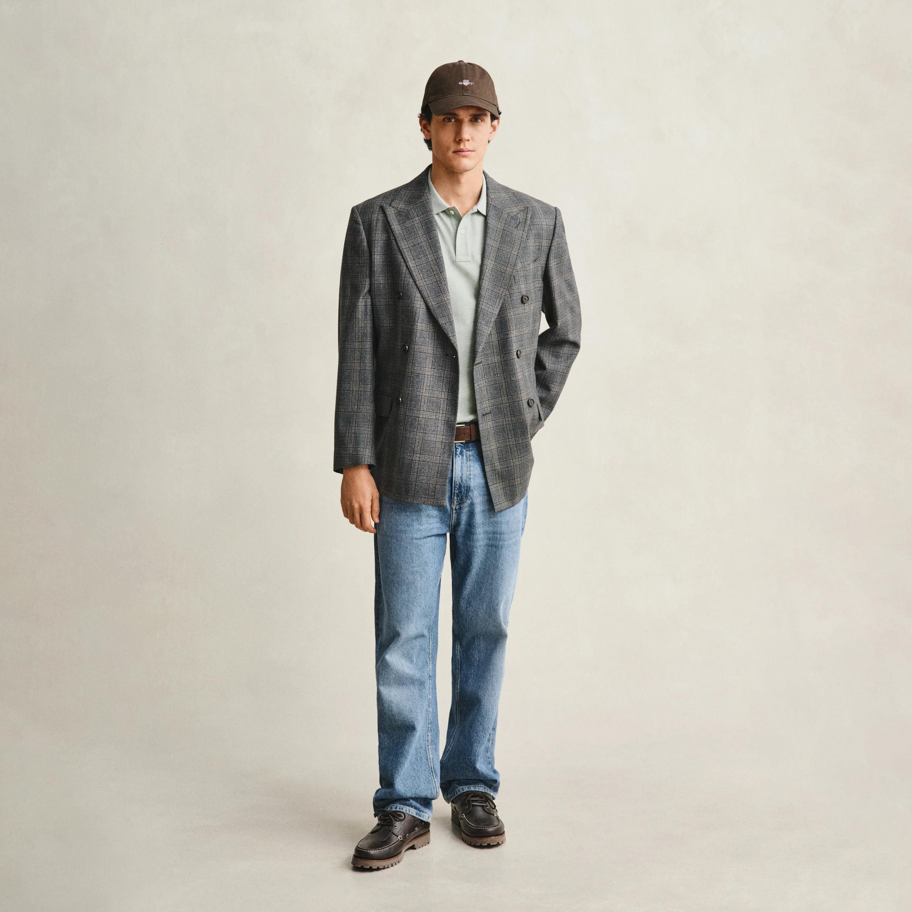تي-شيرت بولو من جانت لوجو بأكمام قصيرة وياقة-men-clothing-tshirtsandpolos-polos-image-2