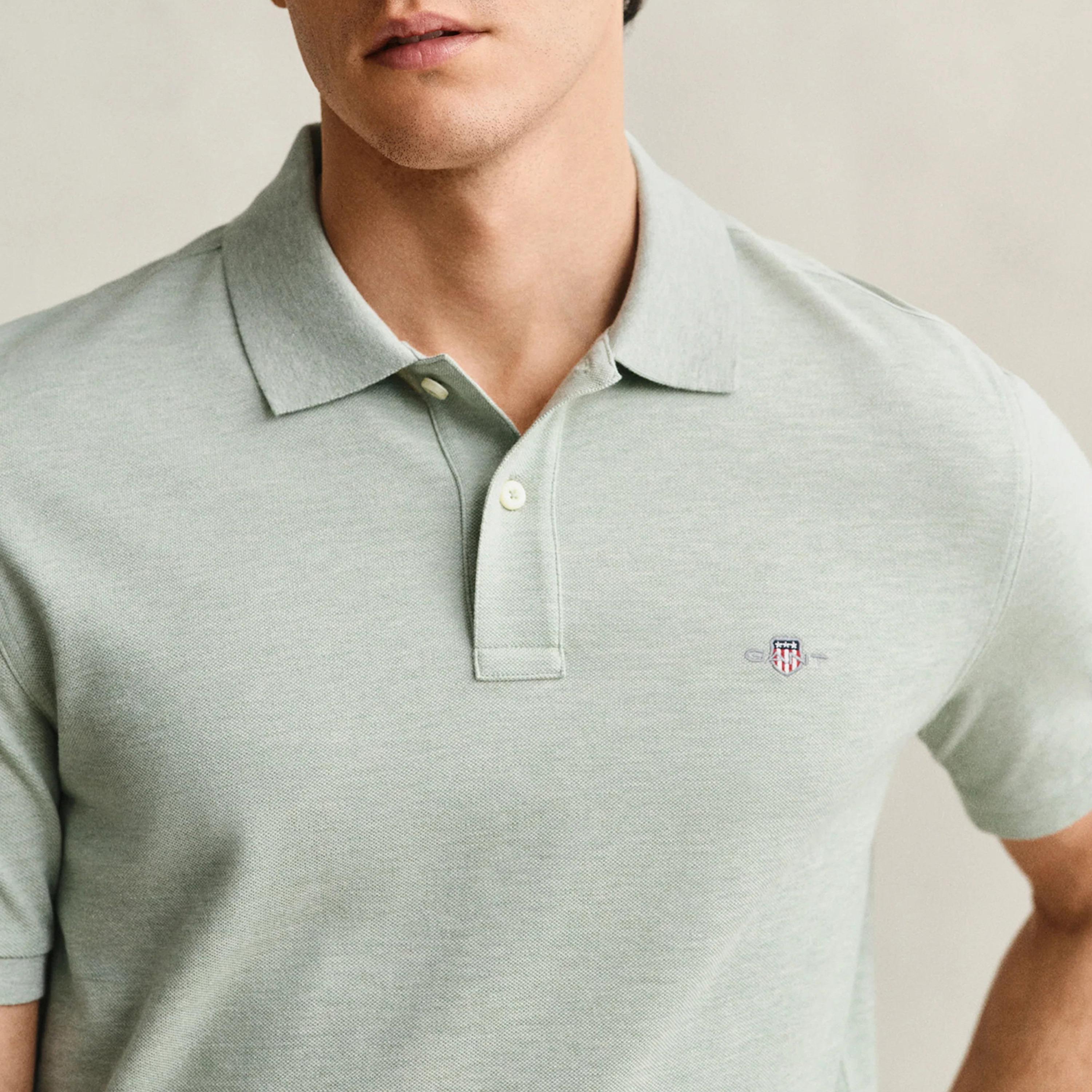 تي-شيرت بولو من جانت لوجو بأكمام قصيرة وياقة-men-clothing-tshirtsandpolos-polos-image-3