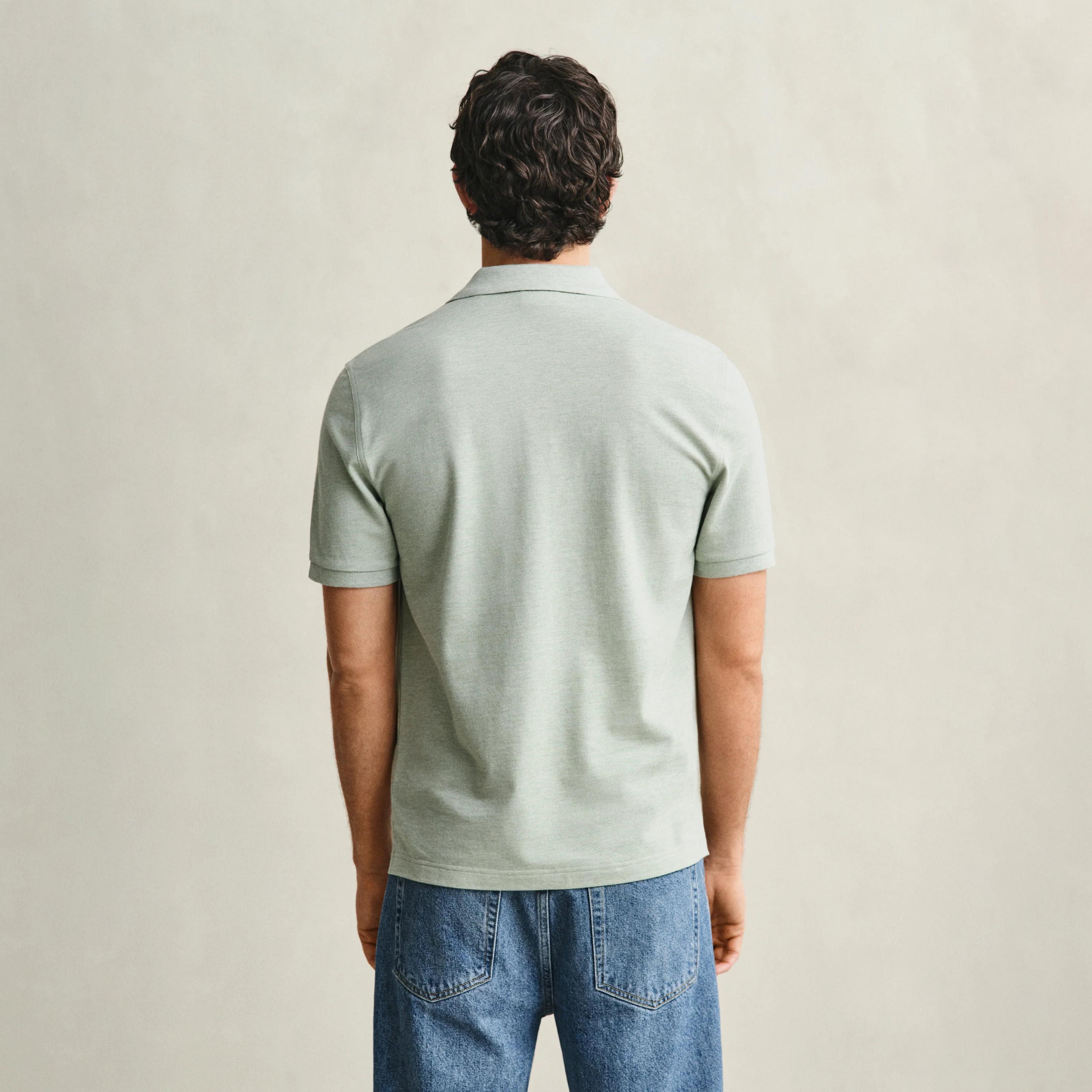 تي-شيرت بولو من جانت لوجو بأكمام قصيرة وياقة-men-clothing-tshirtsandpolos-polos-image-4