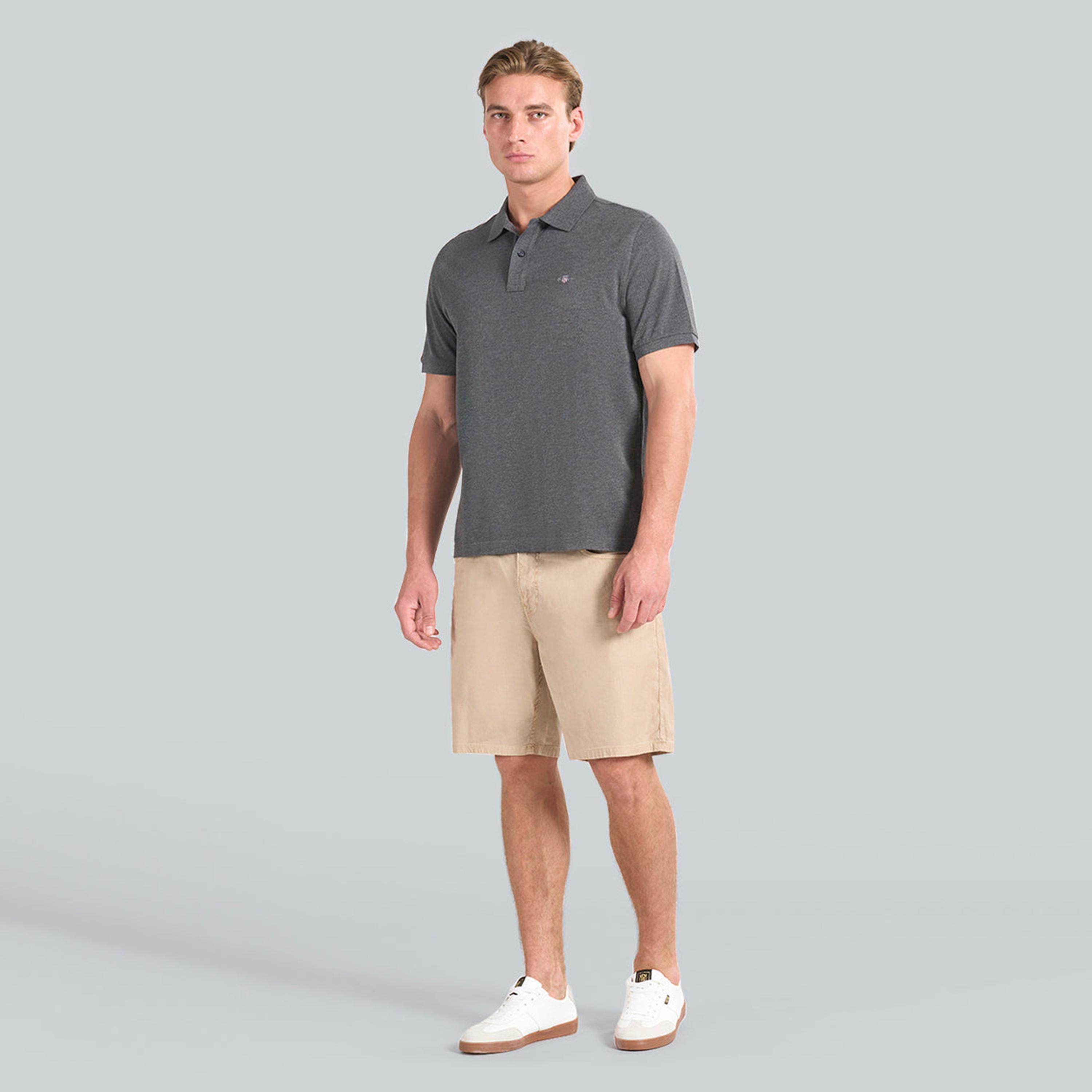 تيشيرت بولو رجالي بياقة سادة وأكمام قصيرة من جانت.-men-clothing-tshirtsandpolos-polos-image-50