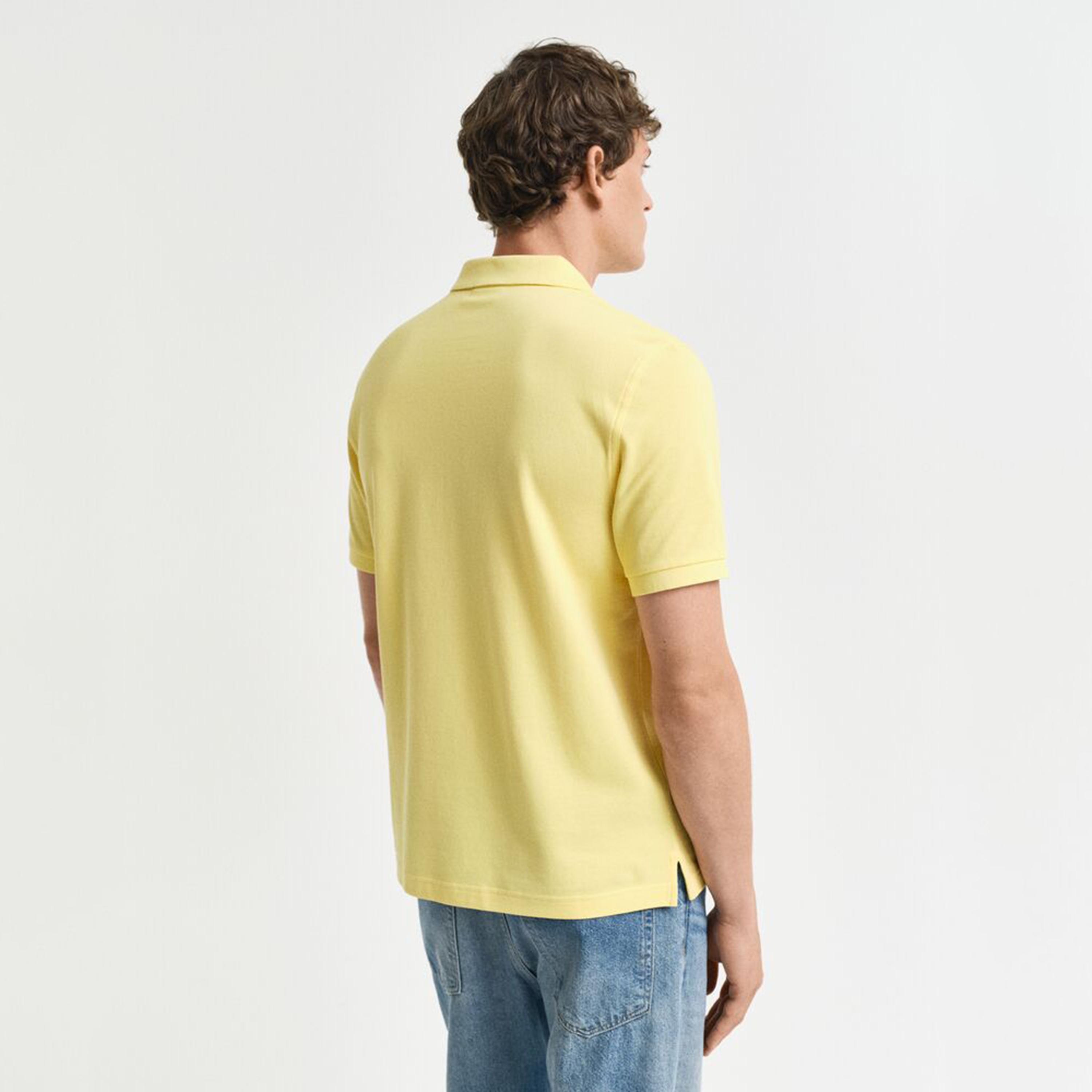 تيشيرت بولو رجالي بياقة سادة وأكمام قصيرة من جانت.-men-clothing-tshirtsandpolos-polos-image-48