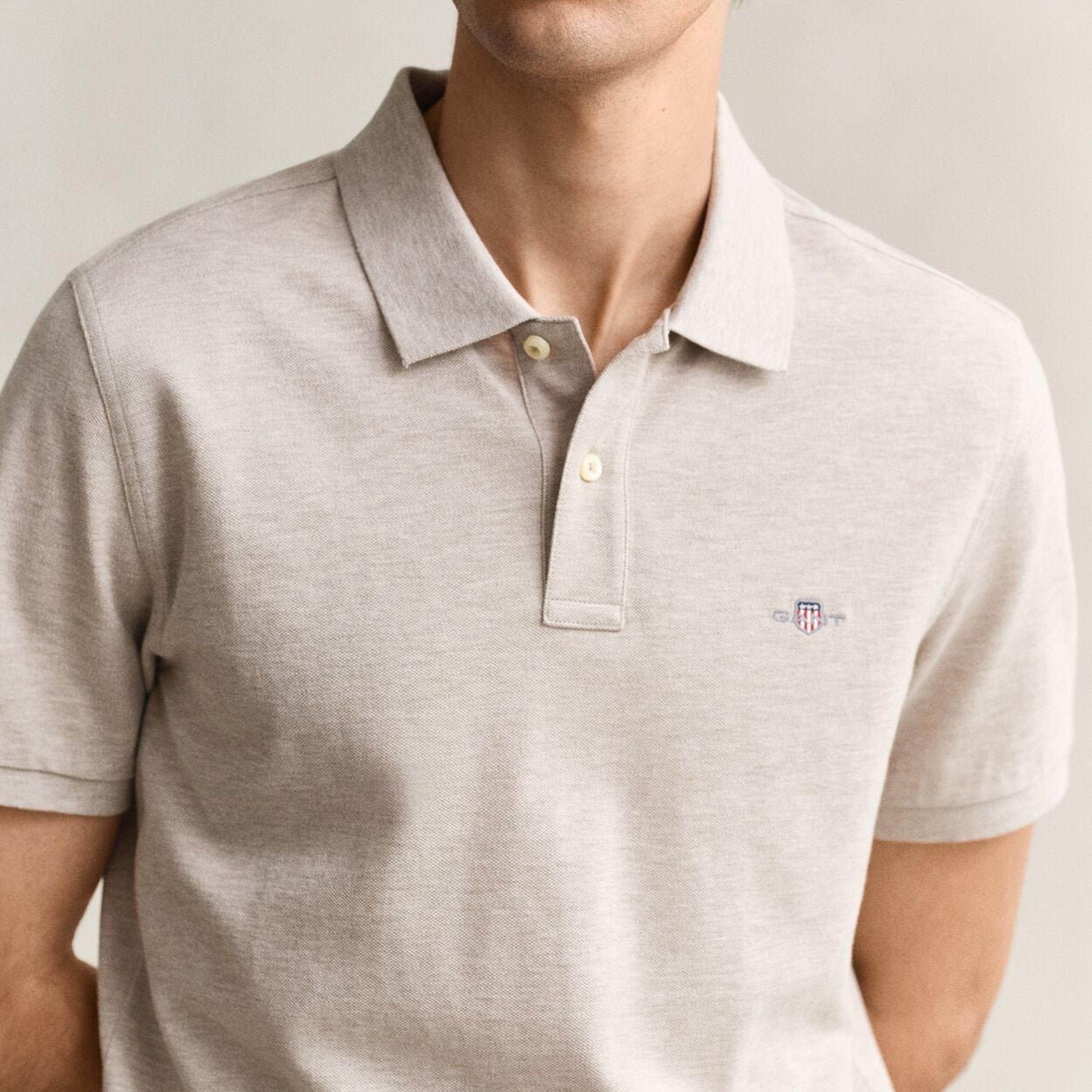تي-شيرت بولو من جانت لوجو بأكمام قصيرة وياقة-men-clothing-tshirtsandpolos-polos-image-3