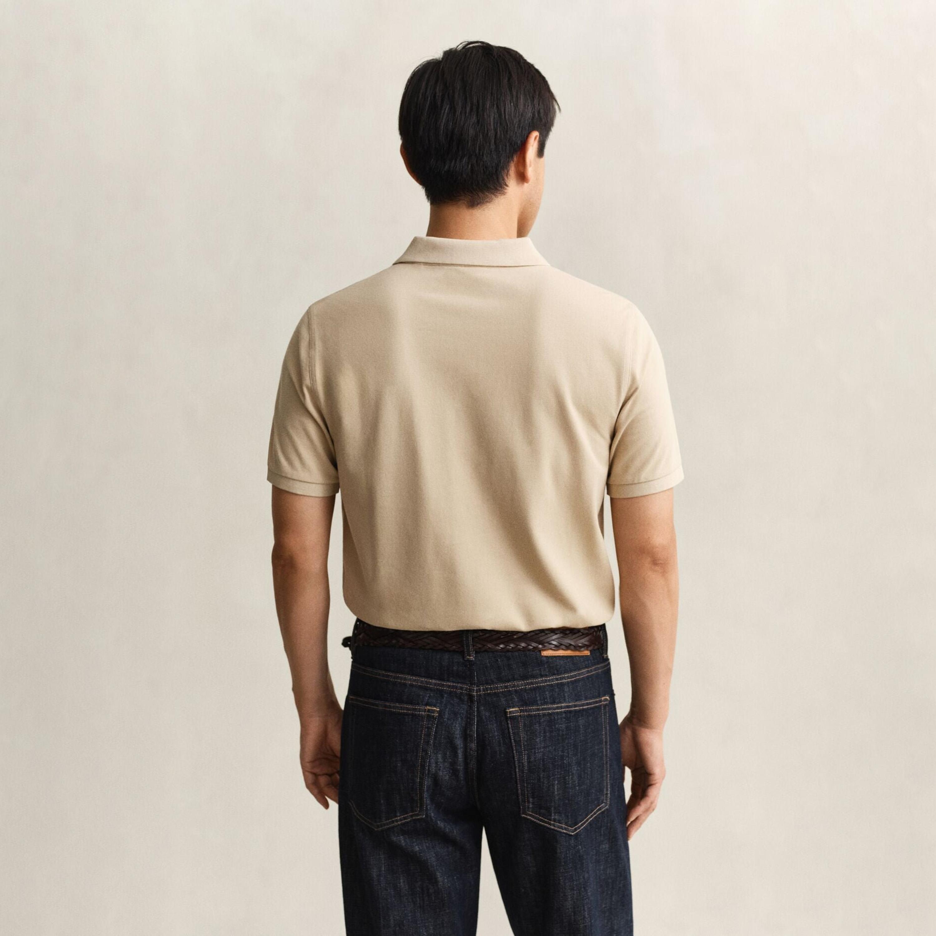 تي-شيرت بولو من جانت لوجو بأكمام قصيرة وياقة-men-clothing-tshirtsandpolos-polos-image-4
