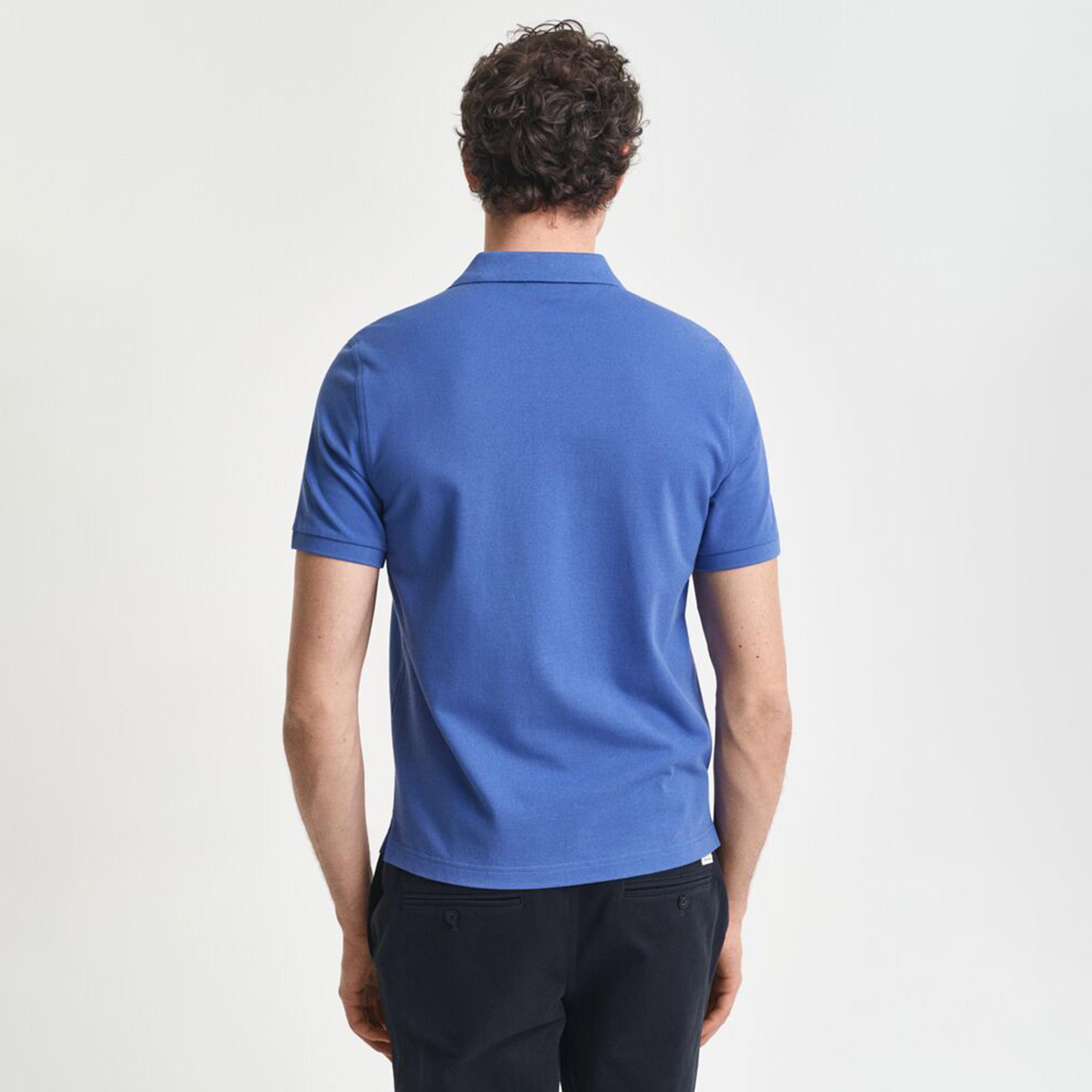 Gant Plain Collared Short Sleeves Men's Polo T-Shirt-men-clothing-tshirtsandpolos-polos-image-4