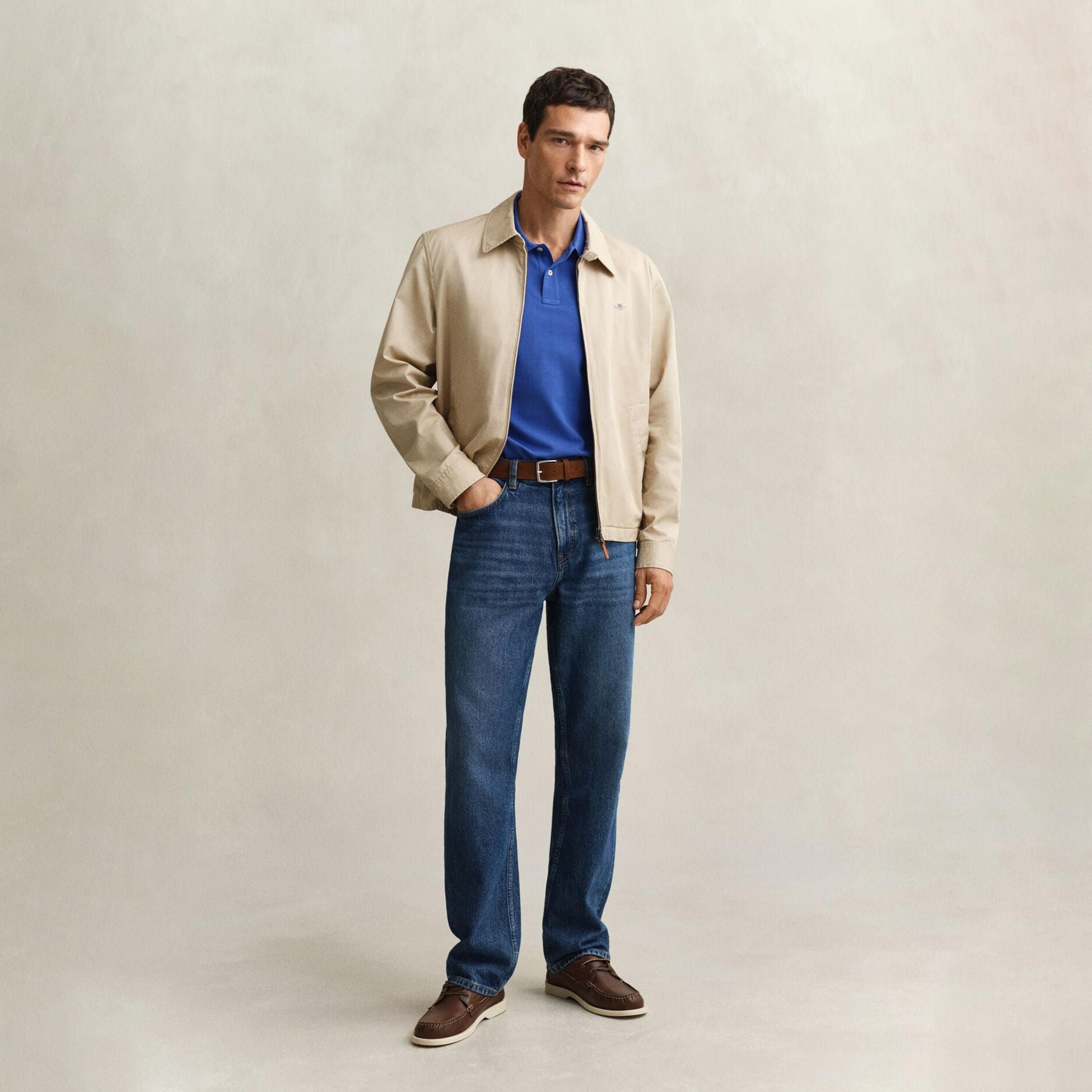 تي-شيرت بولو من جانت لوجو بأكمام قصيرة وياقة-men-clothing-tshirtsandpolos-polos-image-2
