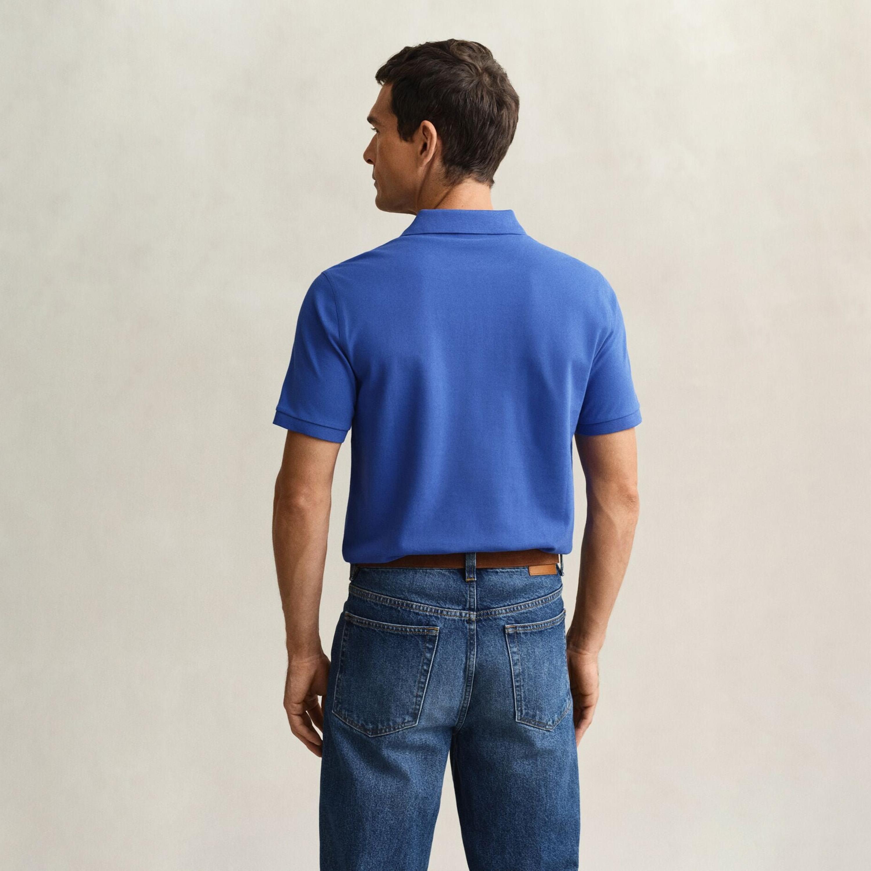 تي-شيرت بولو من جانت لوجو بأكمام قصيرة وياقة-men-clothing-tshirtsandpolos-polos-image-4