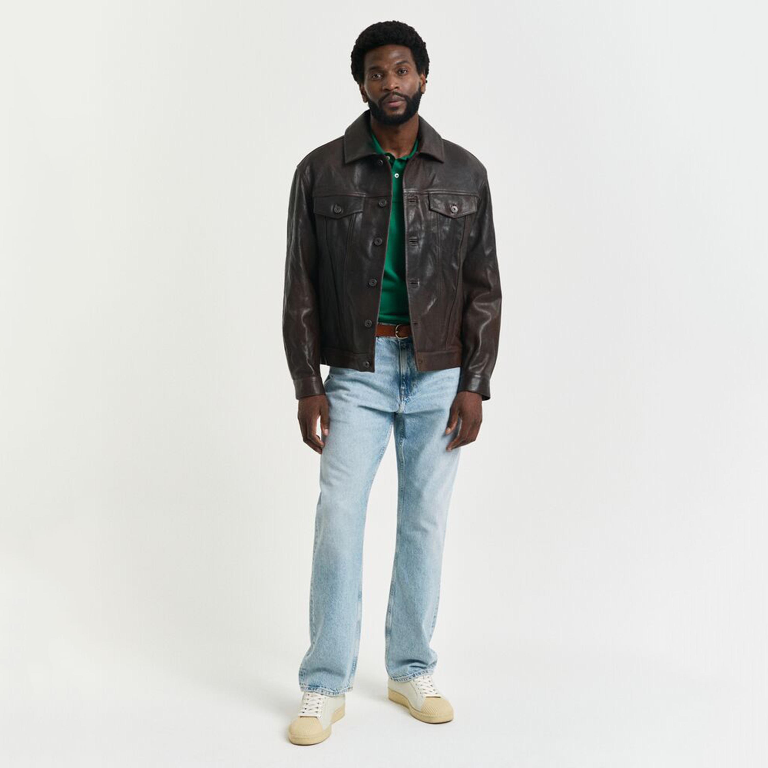 تيشيرت بولو رجالي بياقة سادة وأكمام قصيرة من جانت.-men-clothing-tshirtsandpolos-polos-image-10
