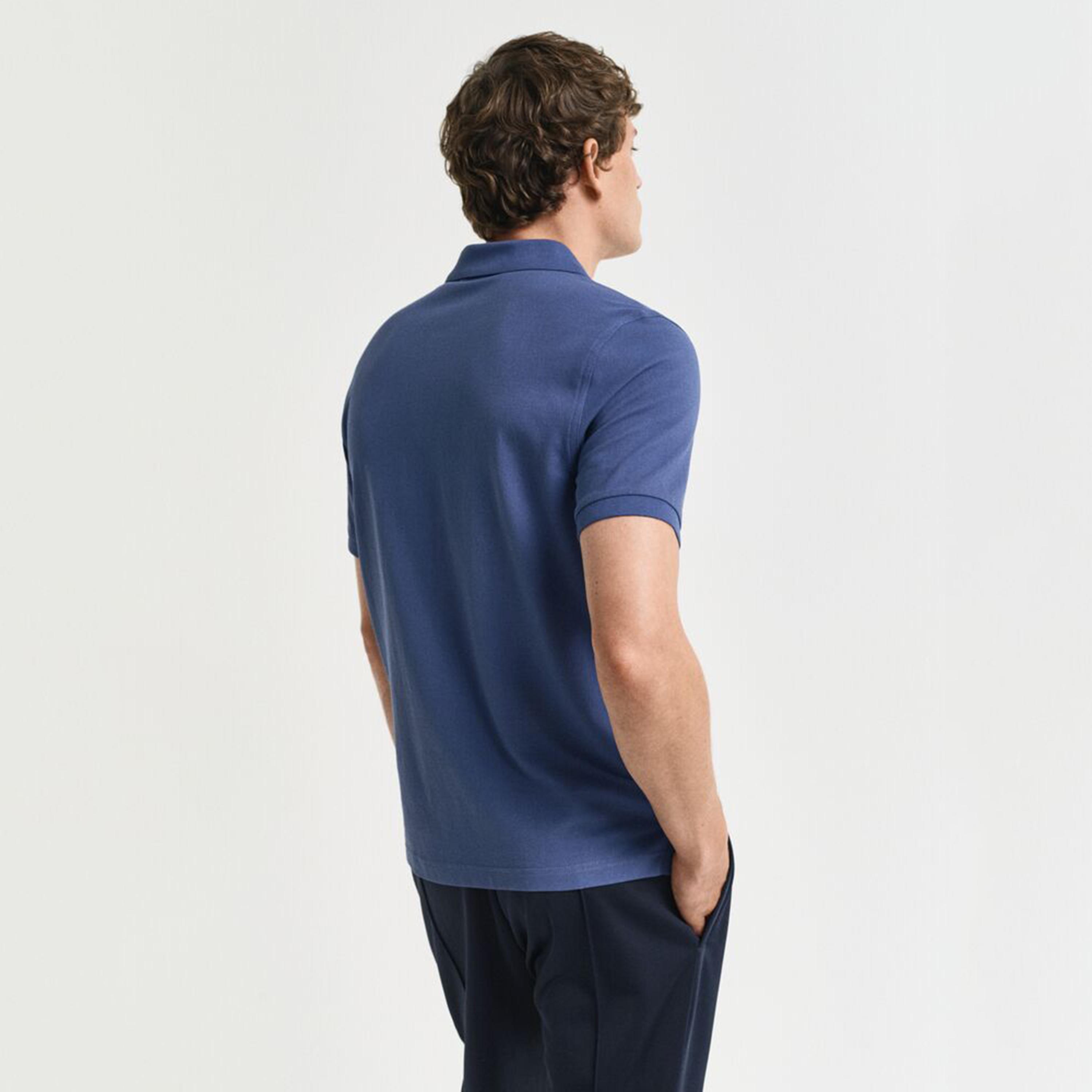 تيشيرت بولو رجالي بياقة سادة وأكمام قصيرة من جانت.-men-clothing-tshirtsandpolos-polos-image-28