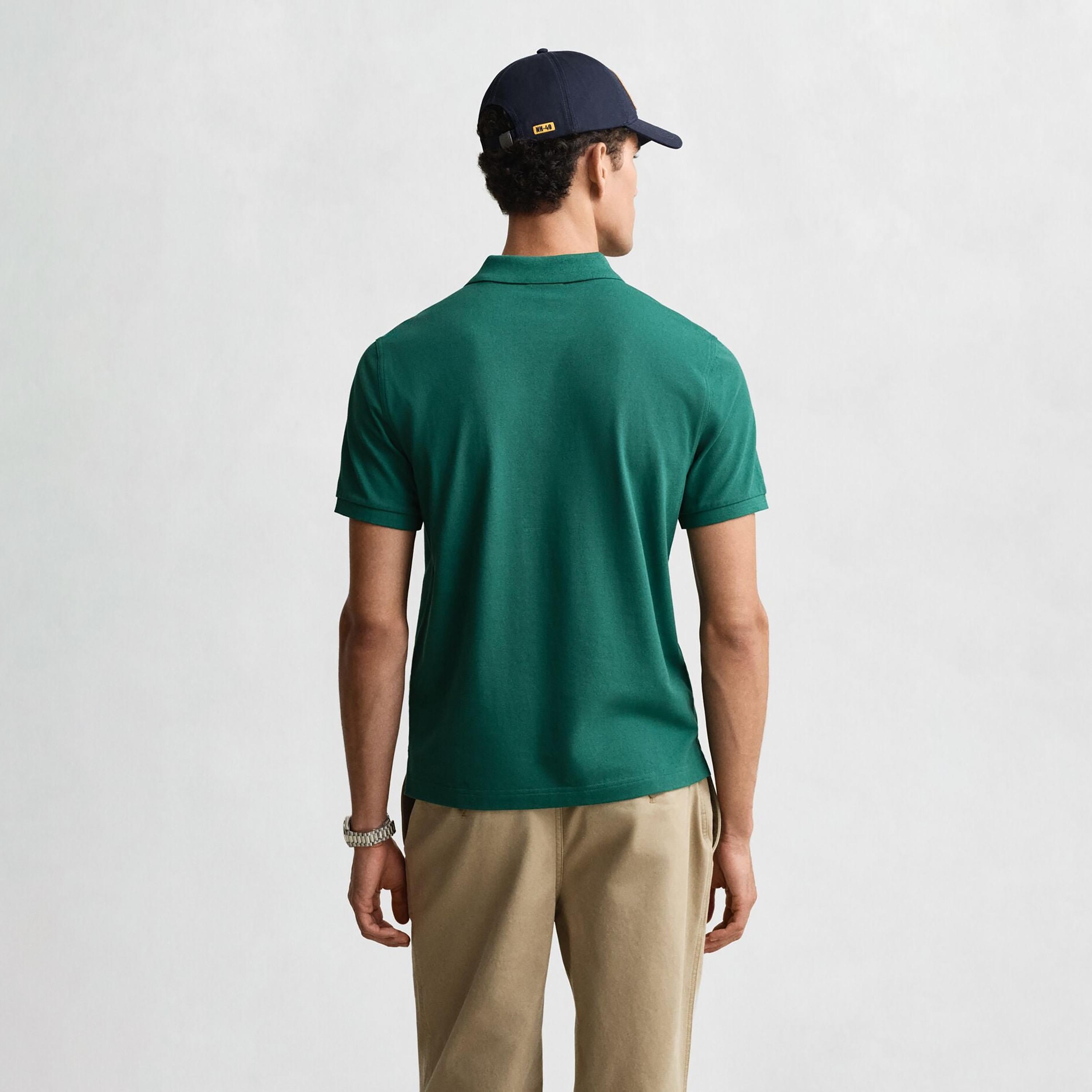 Gant Plain Collared Short Sleeves Men's Polo T-Shirt-men-clothing-tshirtsandpolos-polos-image-4