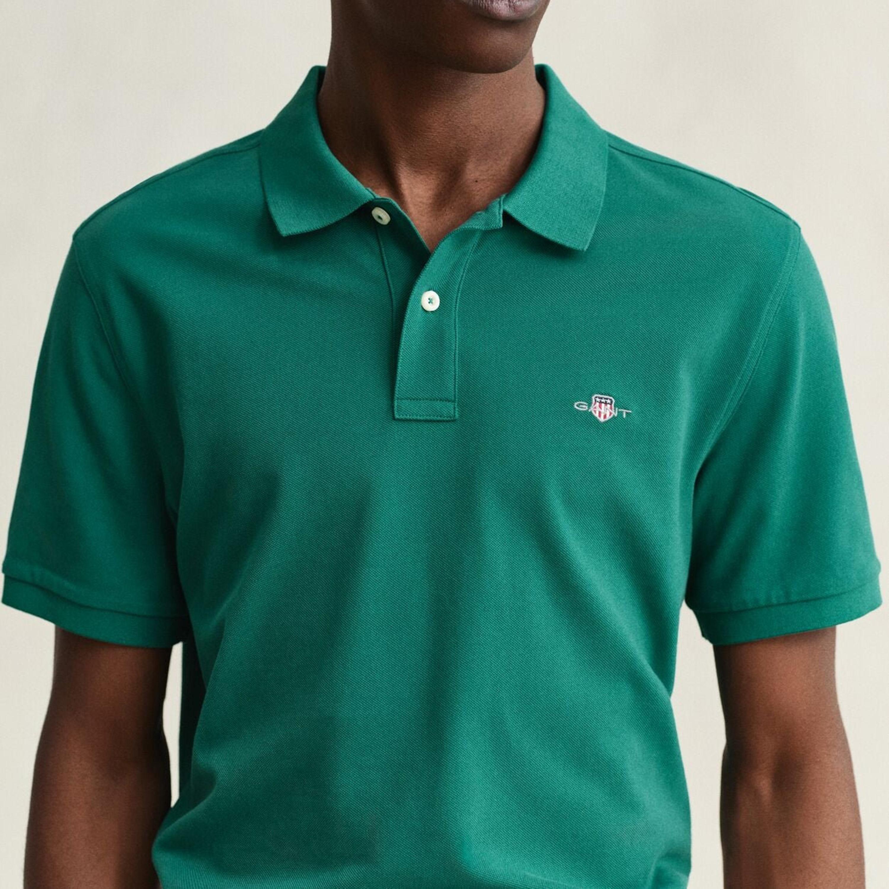 تي-شيرت بولو من جانت لوجو بأكمام قصيرة وياقة-men-clothing-tshirtsandpolos-polos-image-3