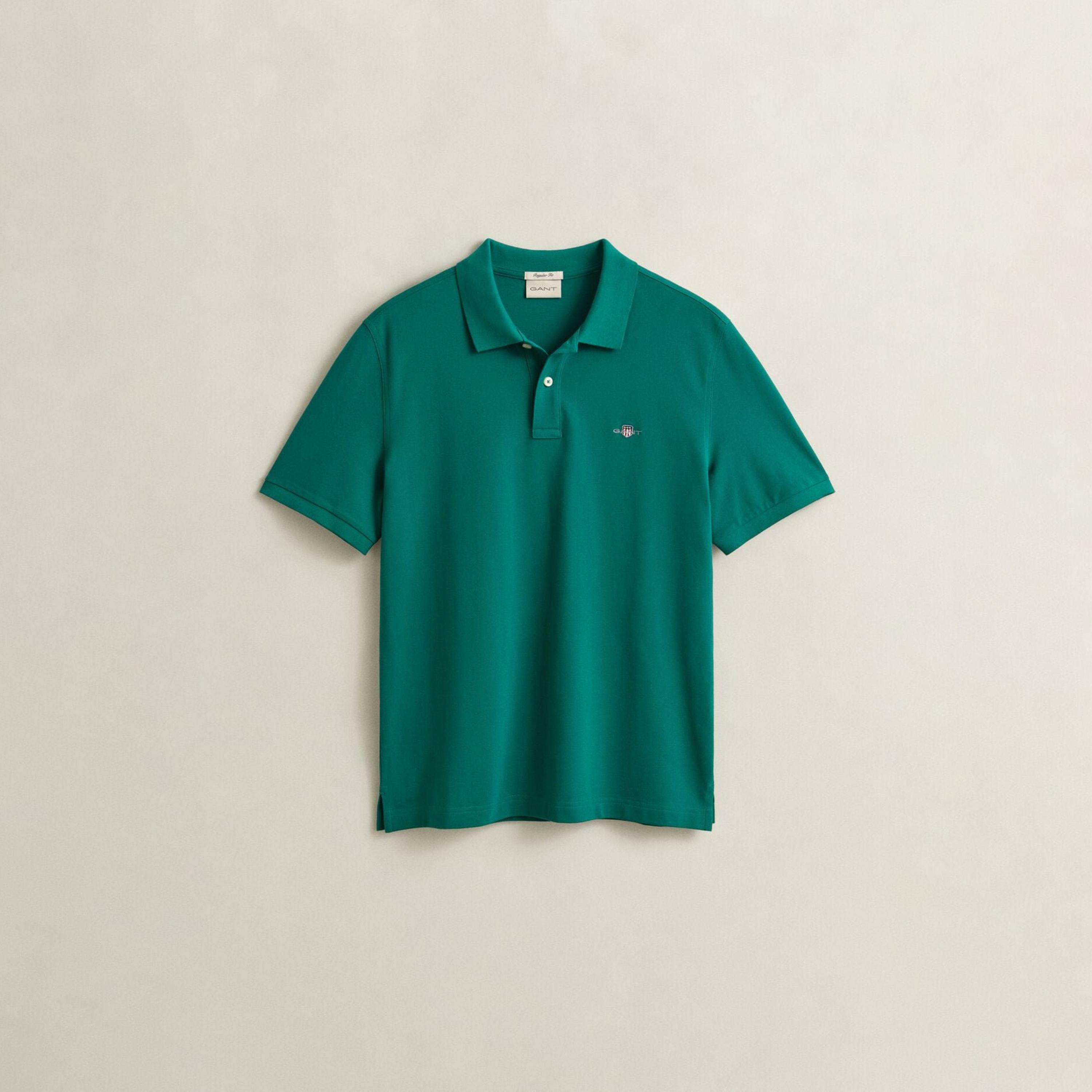 تي-شيرت بولو من جانت لوجو بأكمام قصيرة وياقة-men-clothing-tshirtsandpolos-polos-image-5
