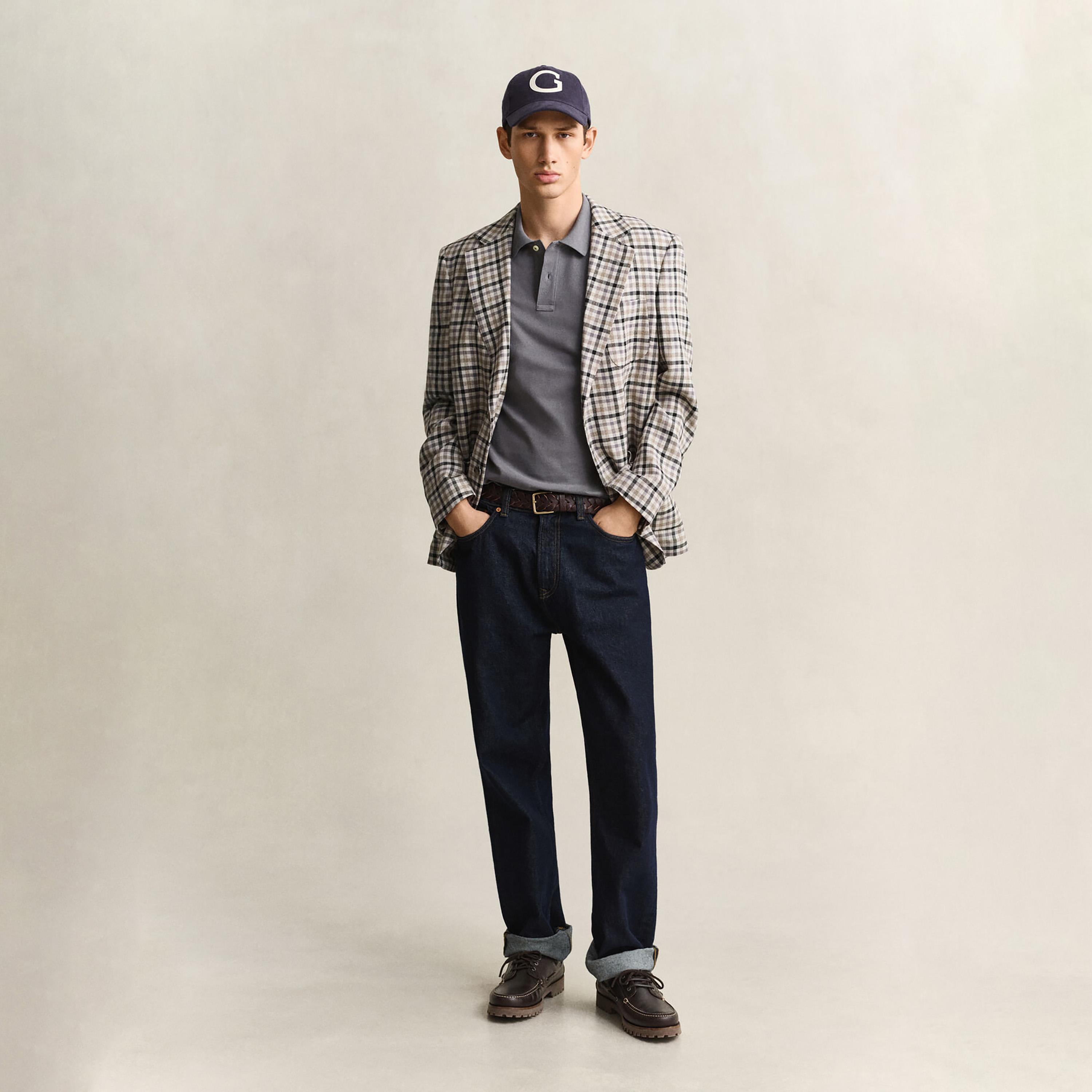تي-شيرت بولو من جانت لوجو بأكمام قصيرة وياقة-men-clothing-tshirtsandpolos-polos-image-2