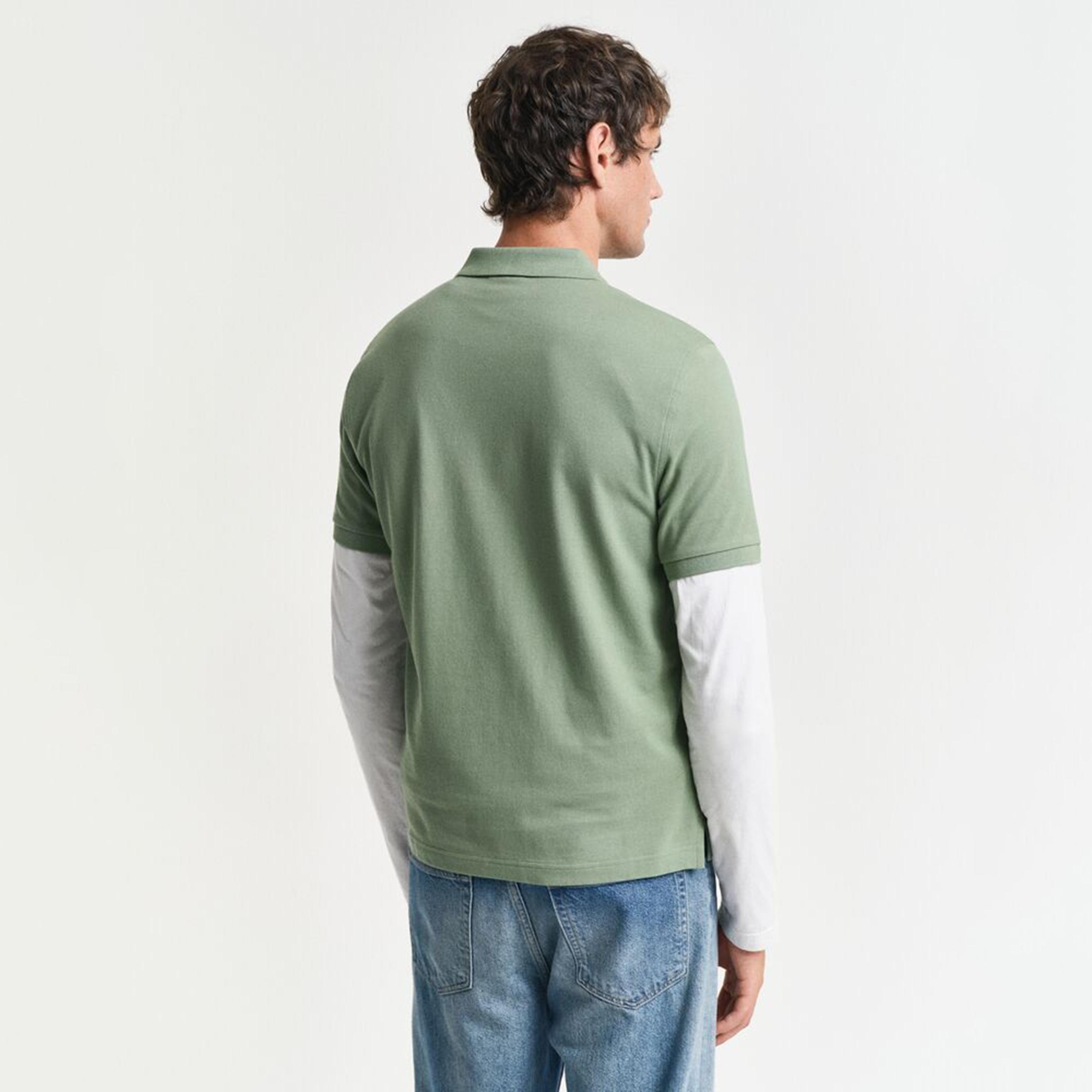 تيشيرت بولو رجالي بياقة سادة وأكمام قصيرة من جانت.-men-clothing-tshirtsandpolos-polos-image-23