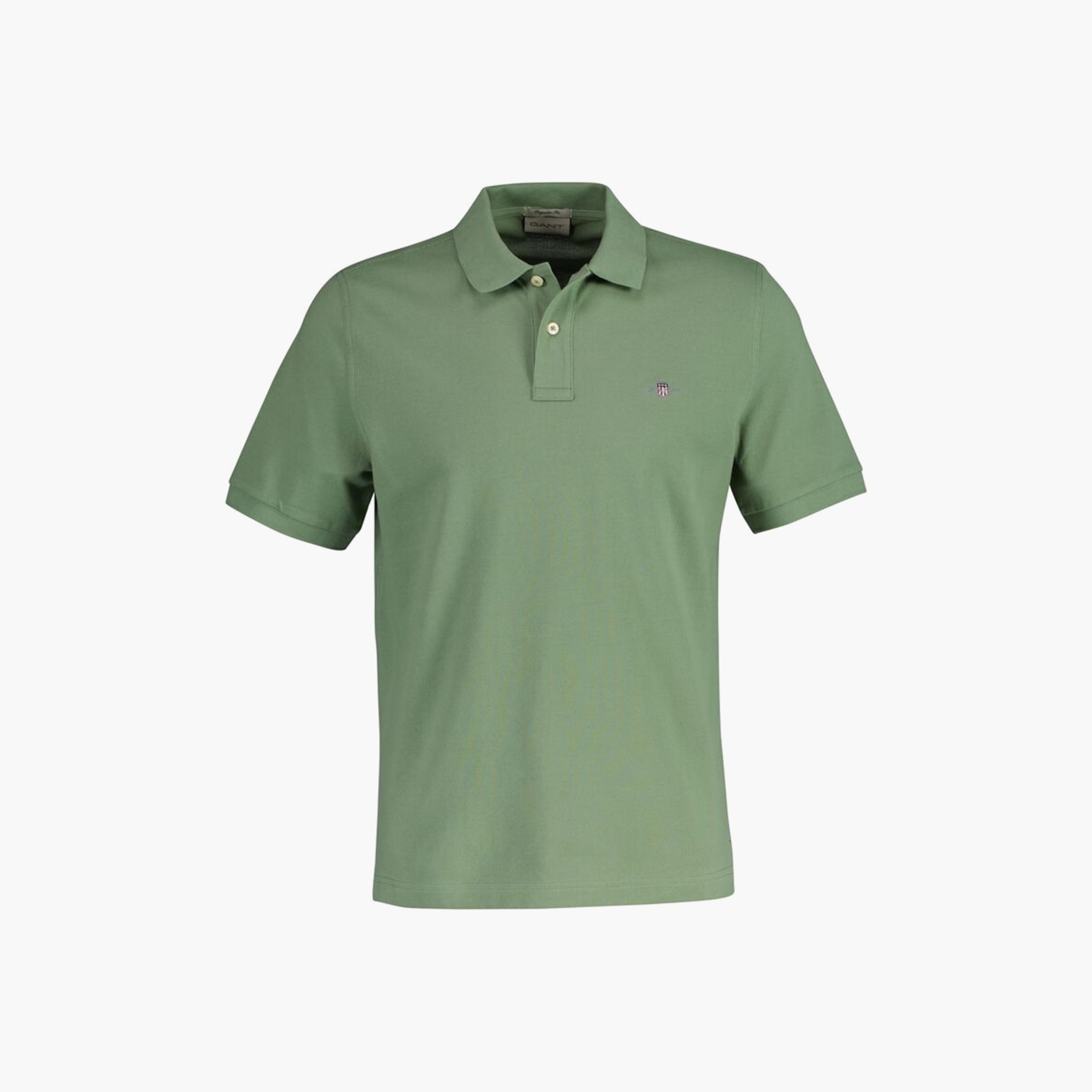 تيشيرت بولو رجالي بياقة سادة وأكمام قصيرة من جانت.-men-clothing-tshirtsandpolos-polos-image-24
