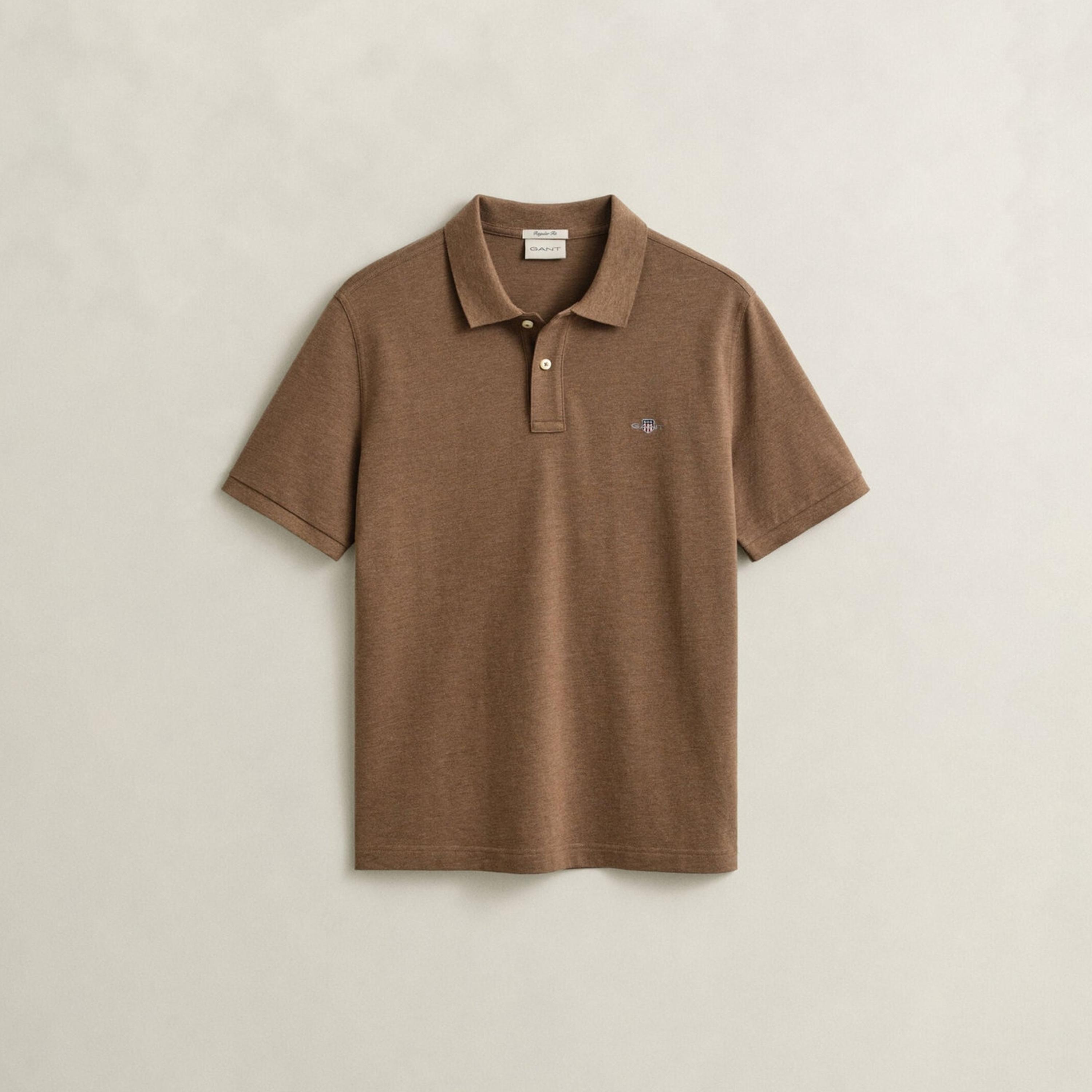 قميص بولو رجالي سادة بأكمام قصيرة من غانت-men-clothing-tshirtsandpolos-polos-image-5