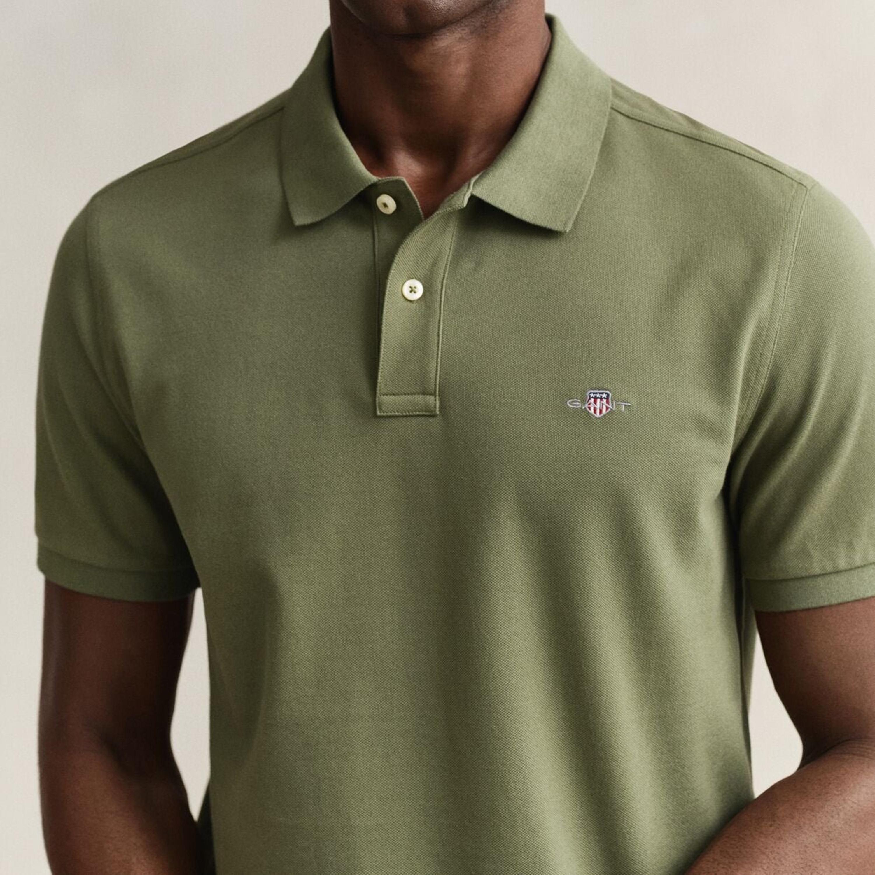 تي-شيرت بولو من جانت لوجو بأكمام قصيرة وياقة-men-clothing-tshirtsandpolos-polos-image-3