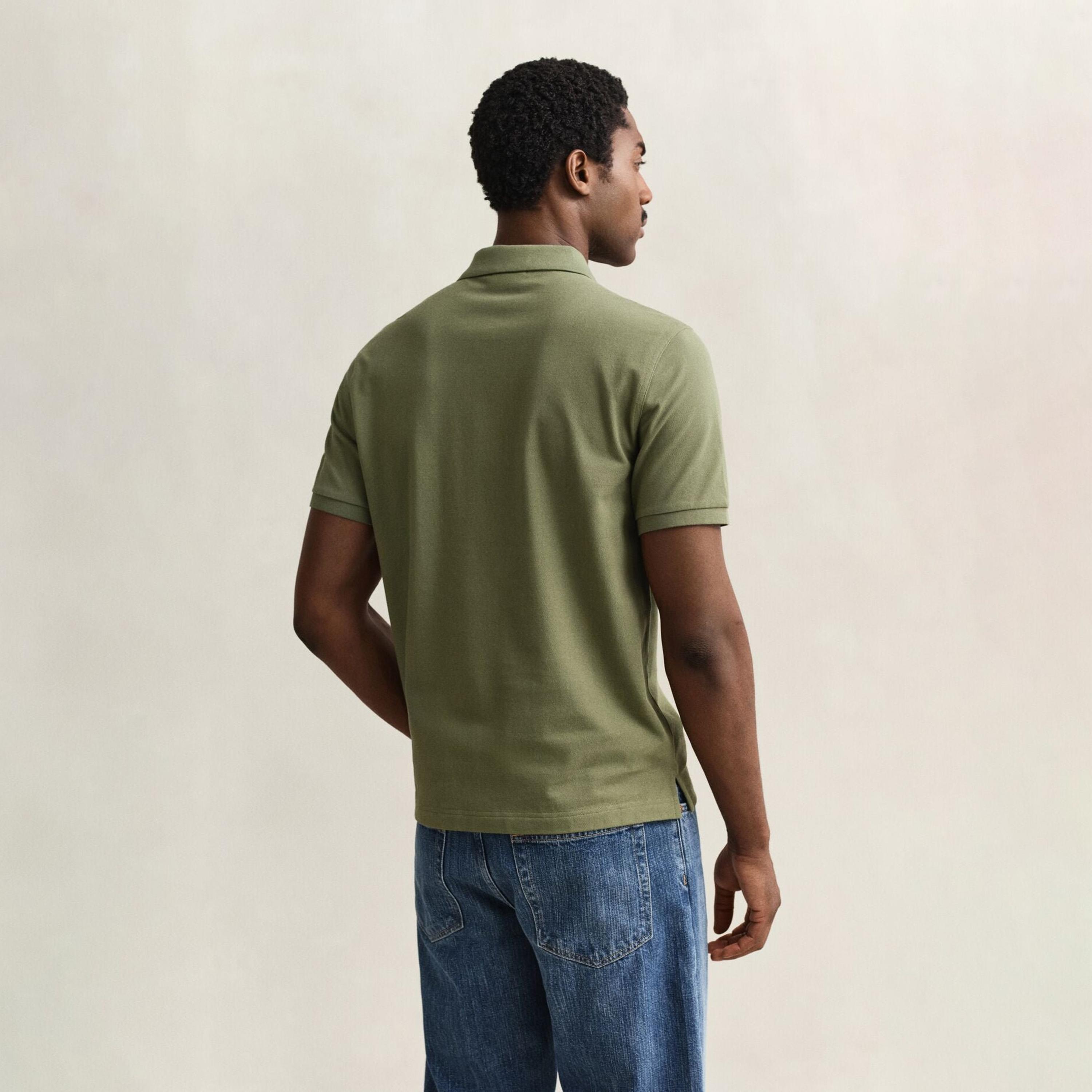 تي-شيرت بولو من جانت لوجو بأكمام قصيرة وياقة-men-clothing-tshirtsandpolos-polos-image-4