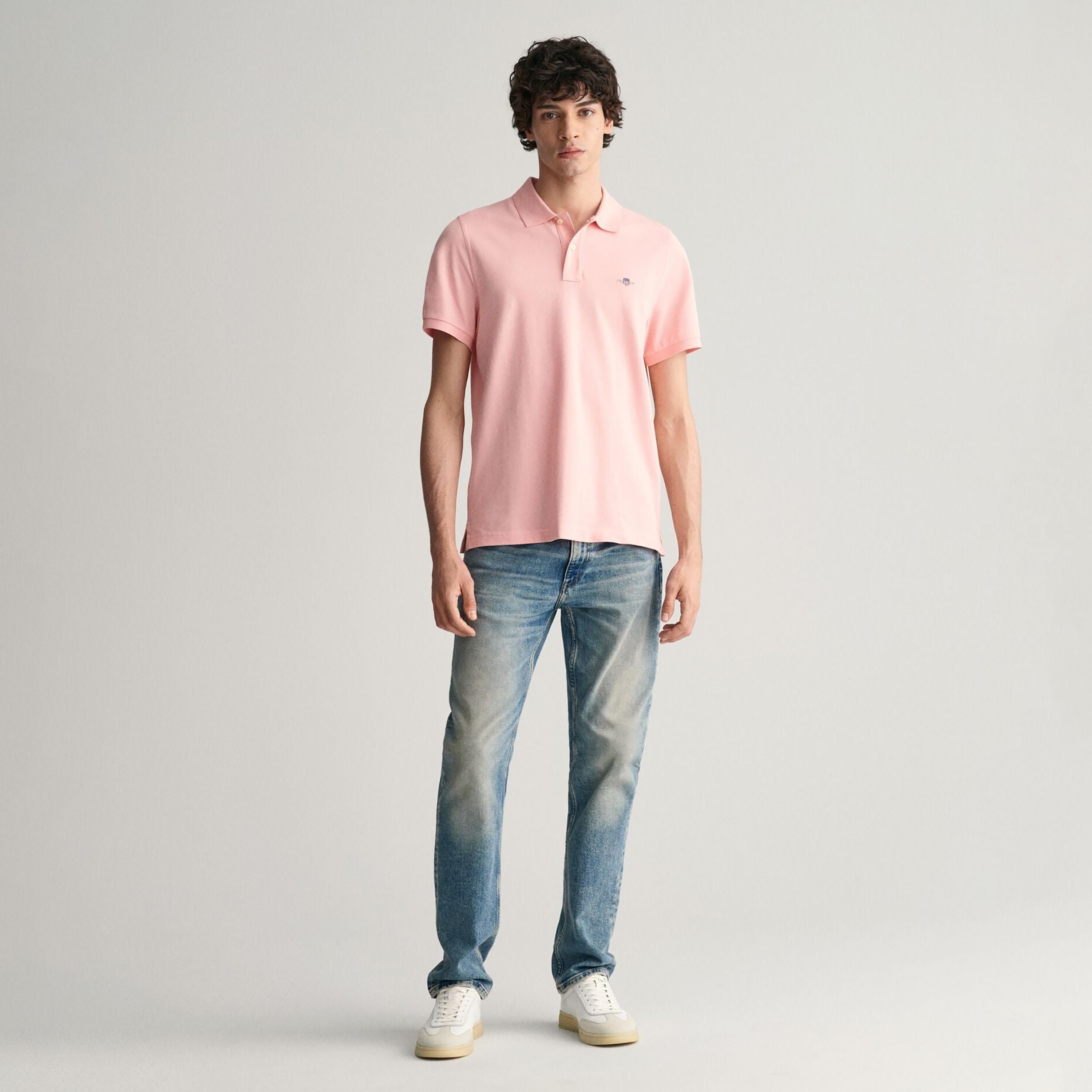 Gant Shield Regular Fit Short Sleeves Pique Men's Polo T-Shirt-men-clothing-tshirtsandpolos-polos-image-2