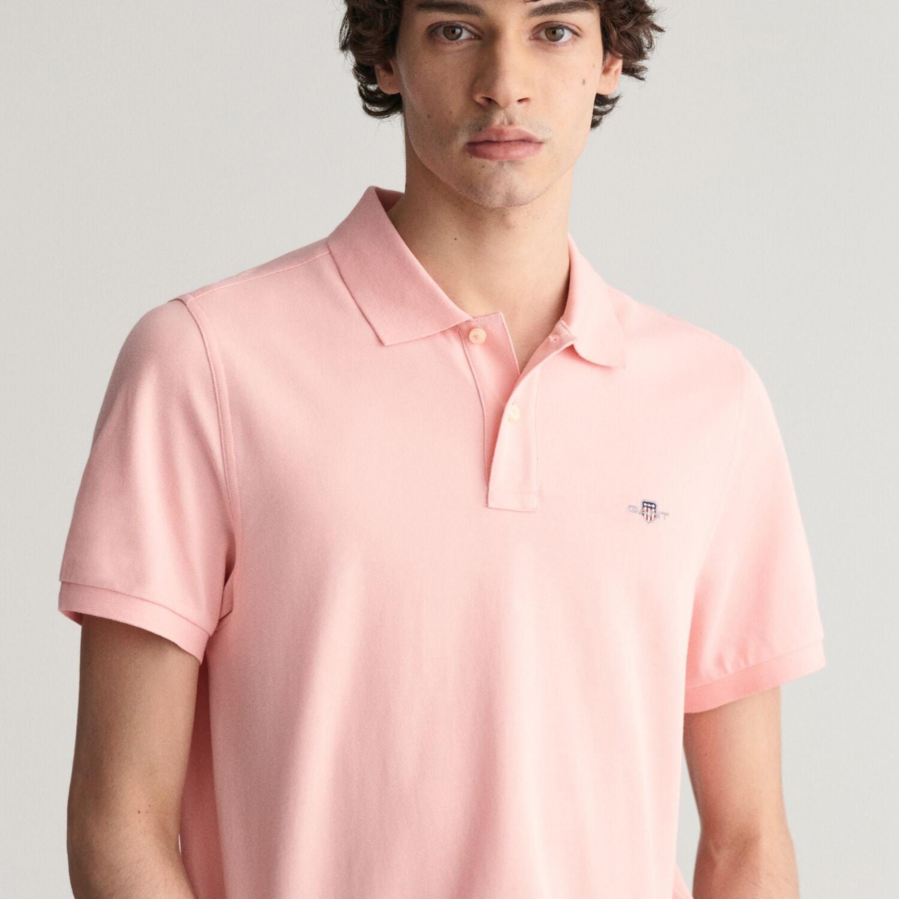 Gant Shield Regular Fit Short Sleeves Pique Men's Polo T-Shirt-men-clothing-tshirtsandpolos-polos-image-3