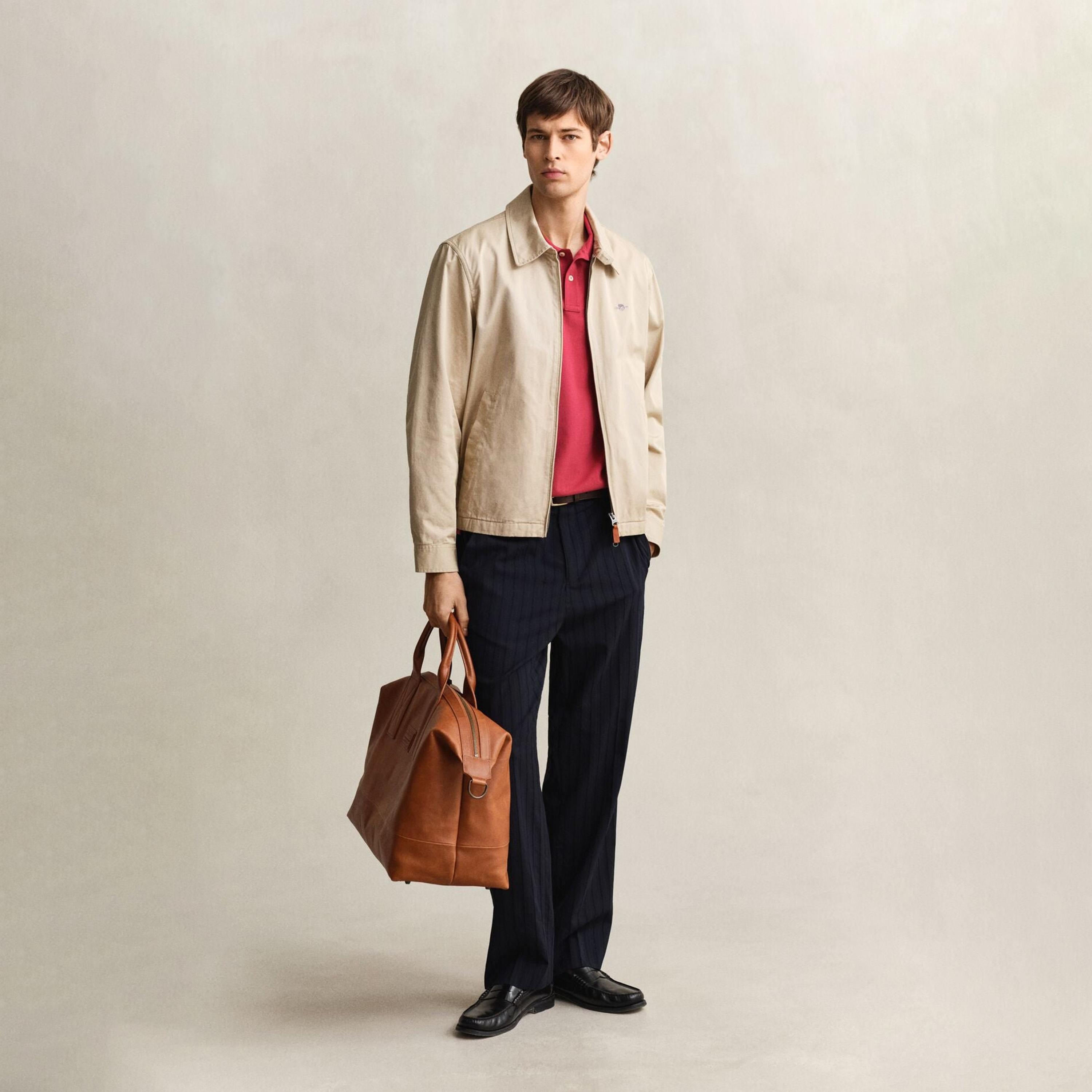 تي-شيرت بولو من جانت لوجو بأكمام قصيرة وياقة-men-clothing-tshirtsandpolos-polos-image-2