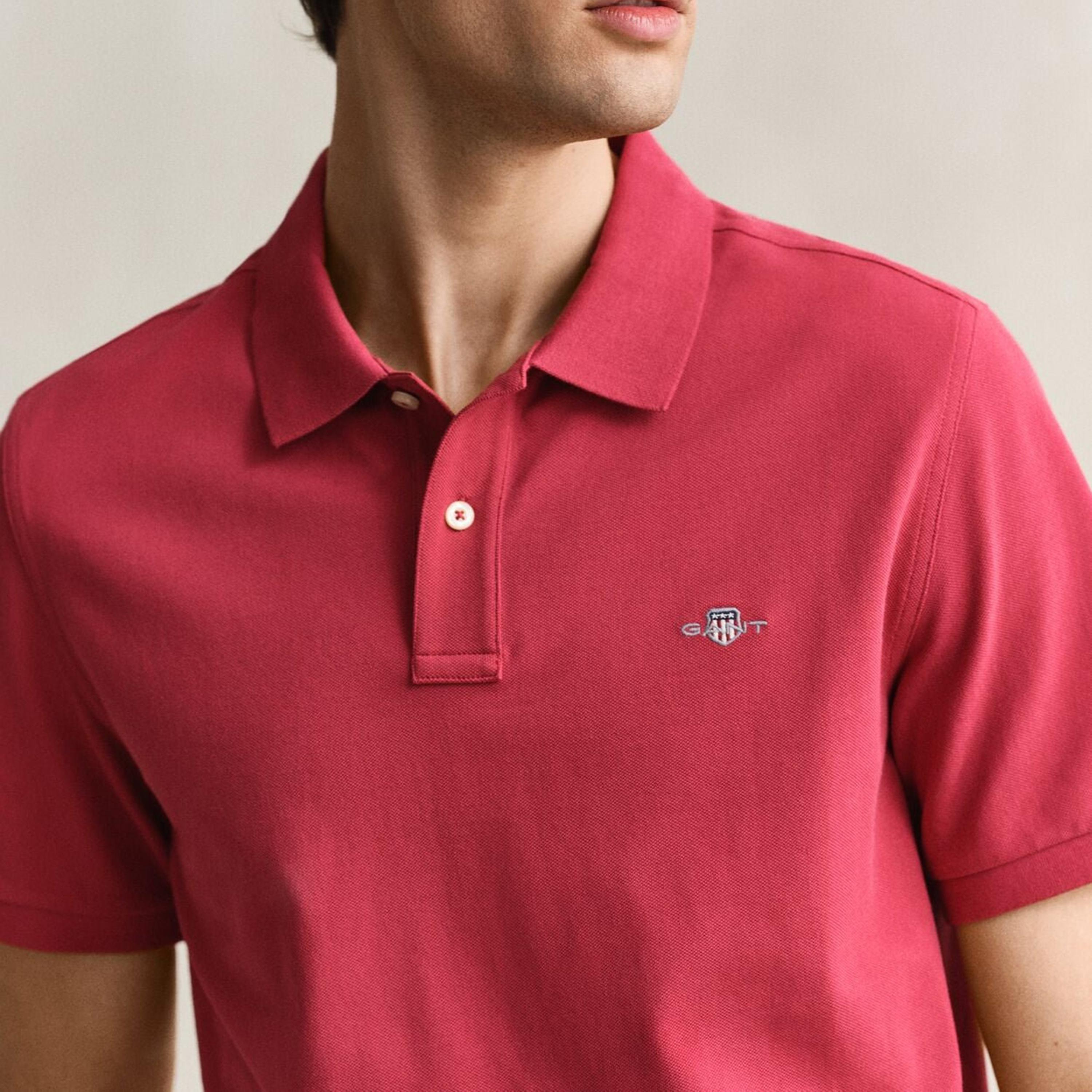 تي-شيرت بولو من جانت لوجو بأكمام قصيرة وياقة-men-clothing-tshirtsandpolos-polos-image-3