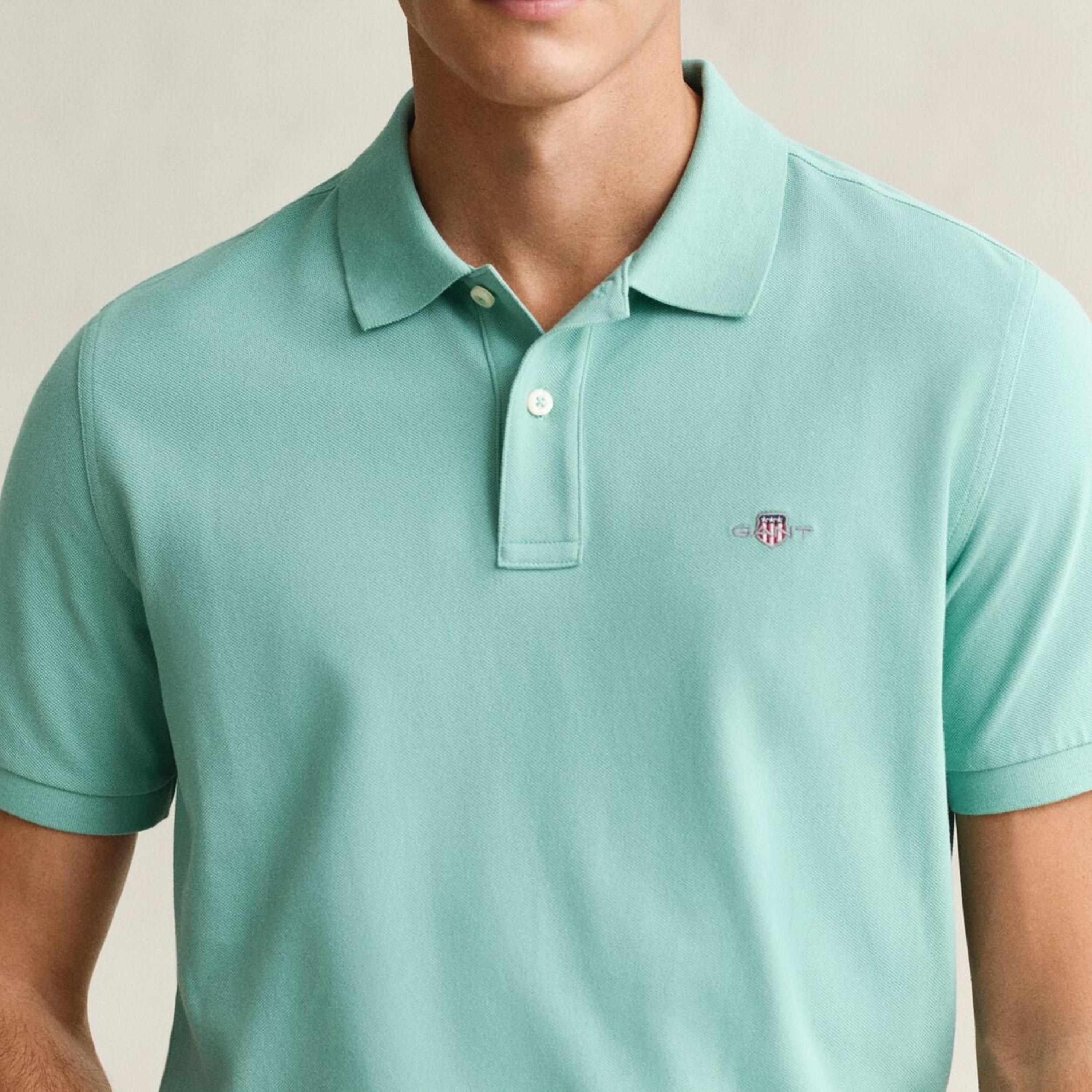 تي-شيرت بولو من جانت لوجو بأكمام قصيرة وياقة-men-clothing-tshirtsandpolos-polos-image-3