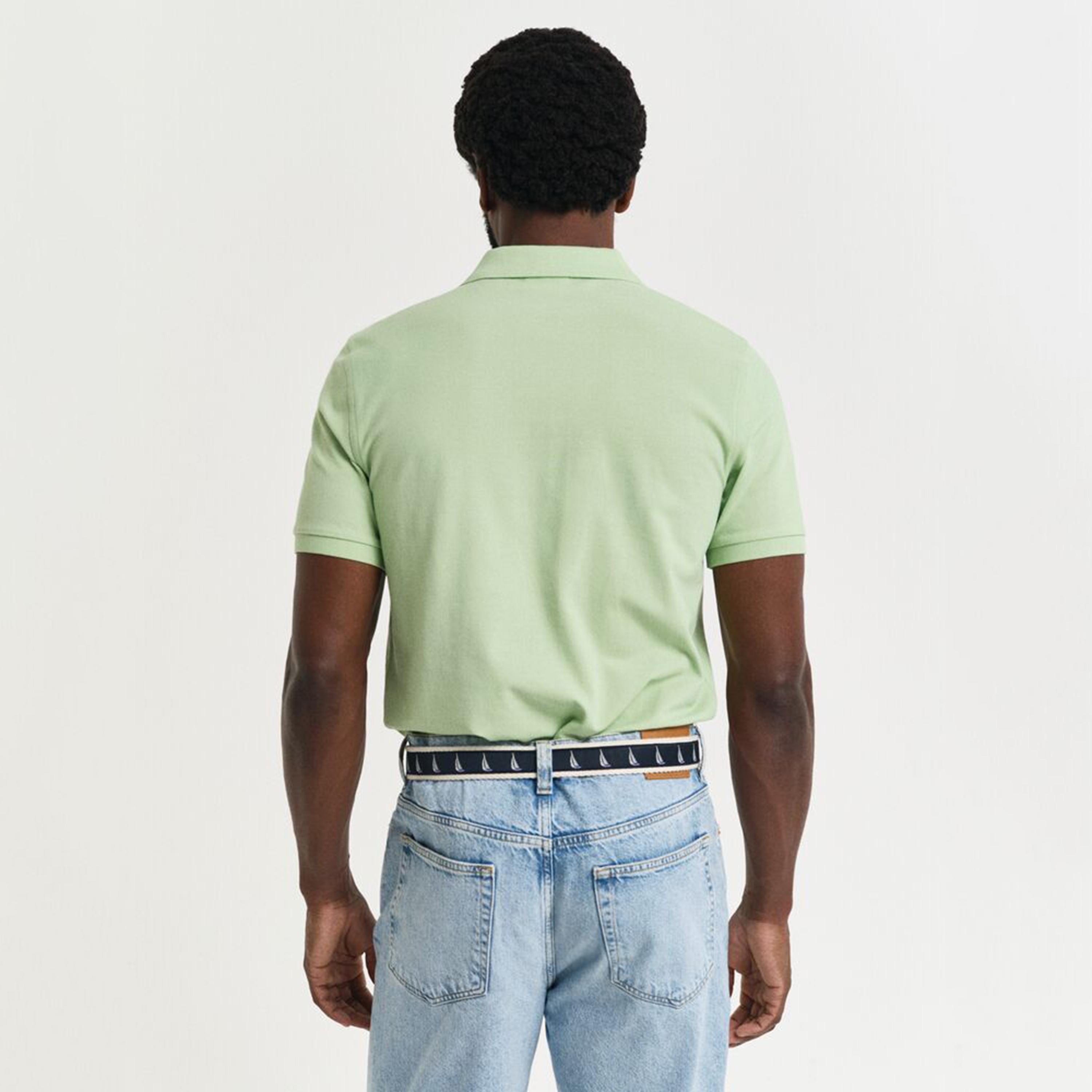 تيشيرت بولو رجالي بياقة سادة وأكمام قصيرة من جانت.-men-clothing-tshirtsandpolos-polos-image-16