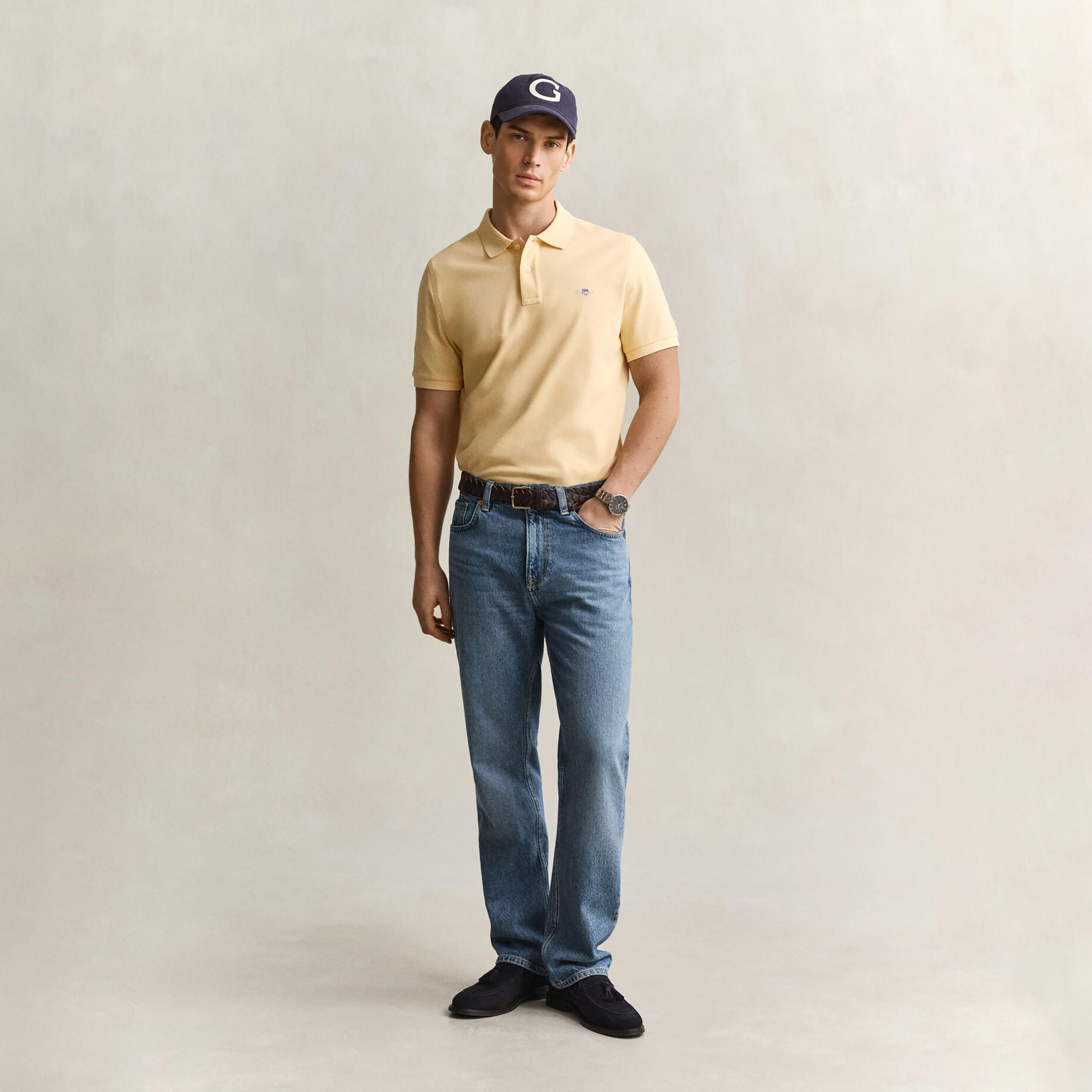 تي-شيرت بولو من جانت لوجو بأكمام قصيرة وياقة-men-clothing-tshirtsandpolos-polos-image-2
